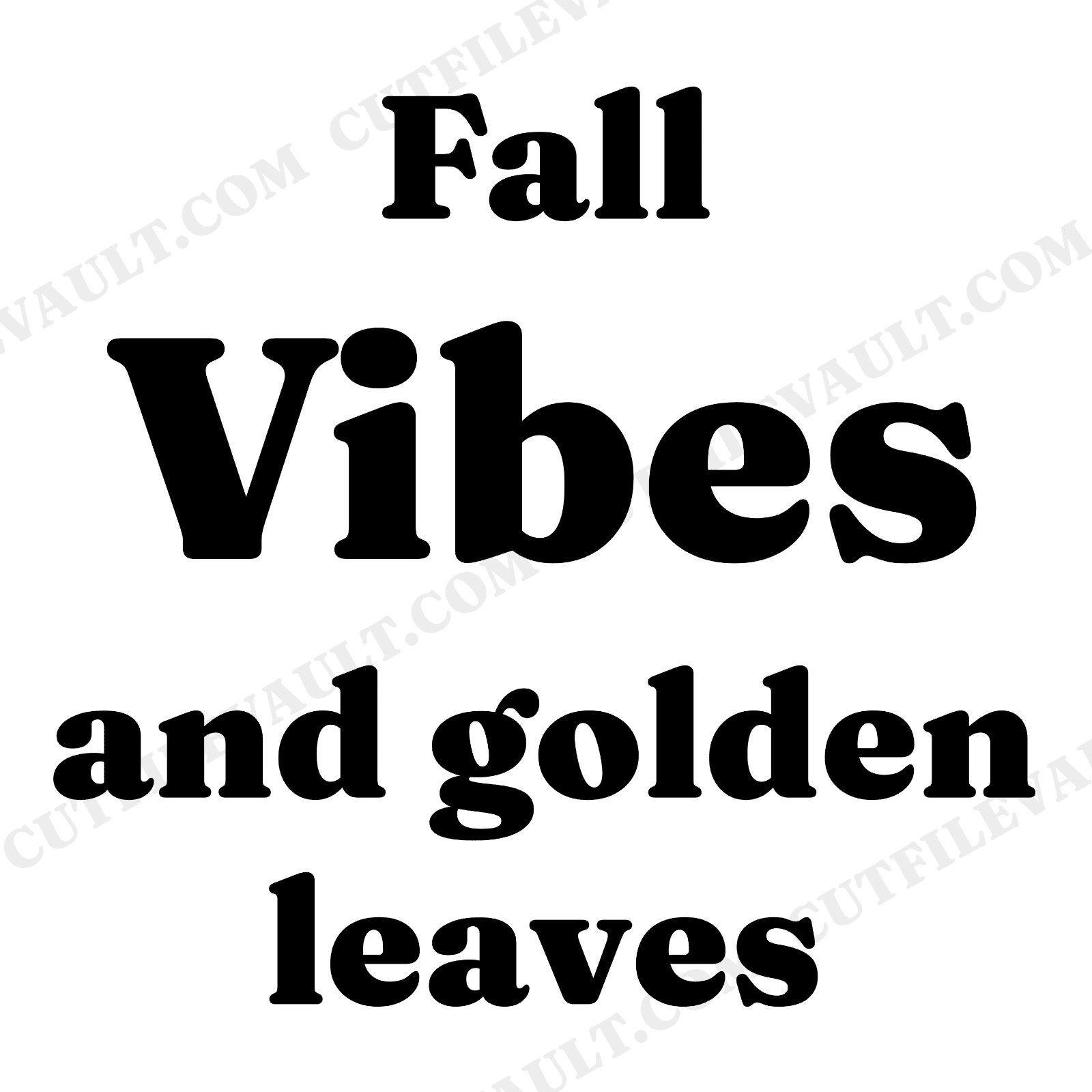 Fall Vibes Art Nouveau Wreath SVG PNG Autumn Quote Circular Hand Lettered Cut File for Cricut, view 1