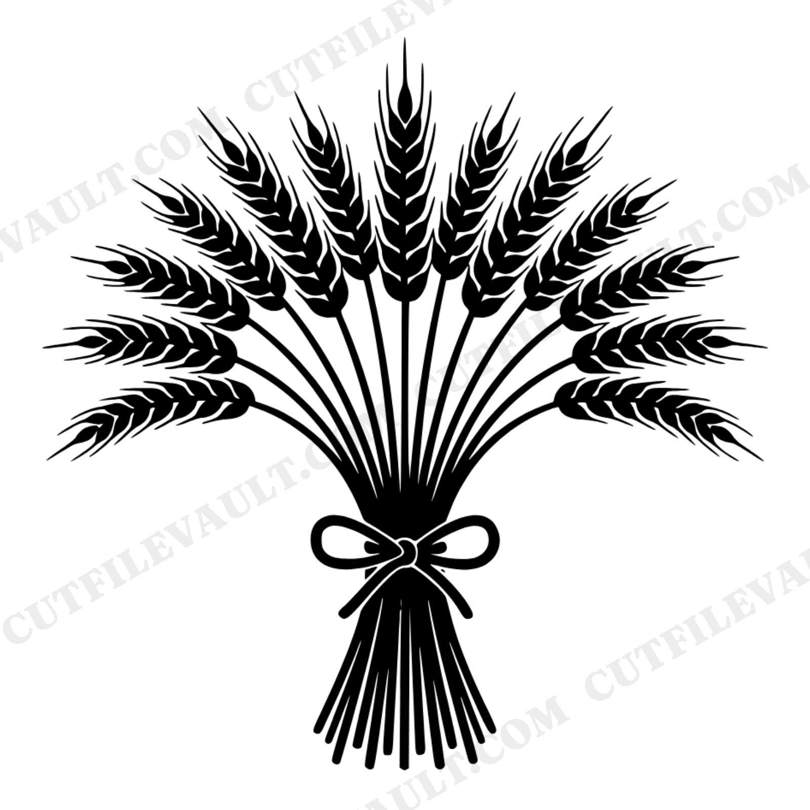 Harvest Wheat Bundle SVG PNG Farmhouse Thanksgiving Decor Cottagecore Autumn Wall Art Cut File, view 1