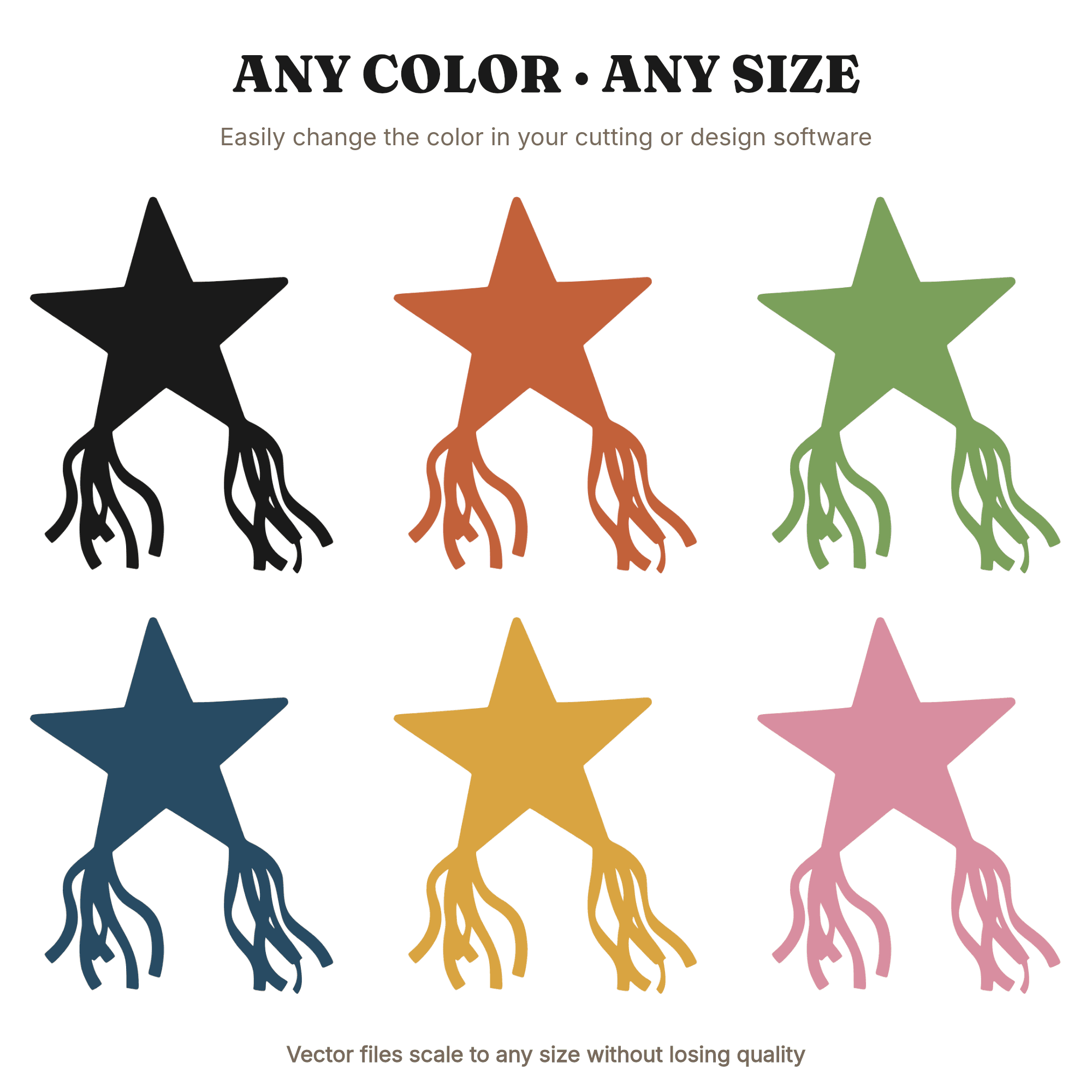 Day of the Dead Star Piñata SVG PNG, Fiesta Party Decor Cut File, Kids Birthday Banner Design, view 2