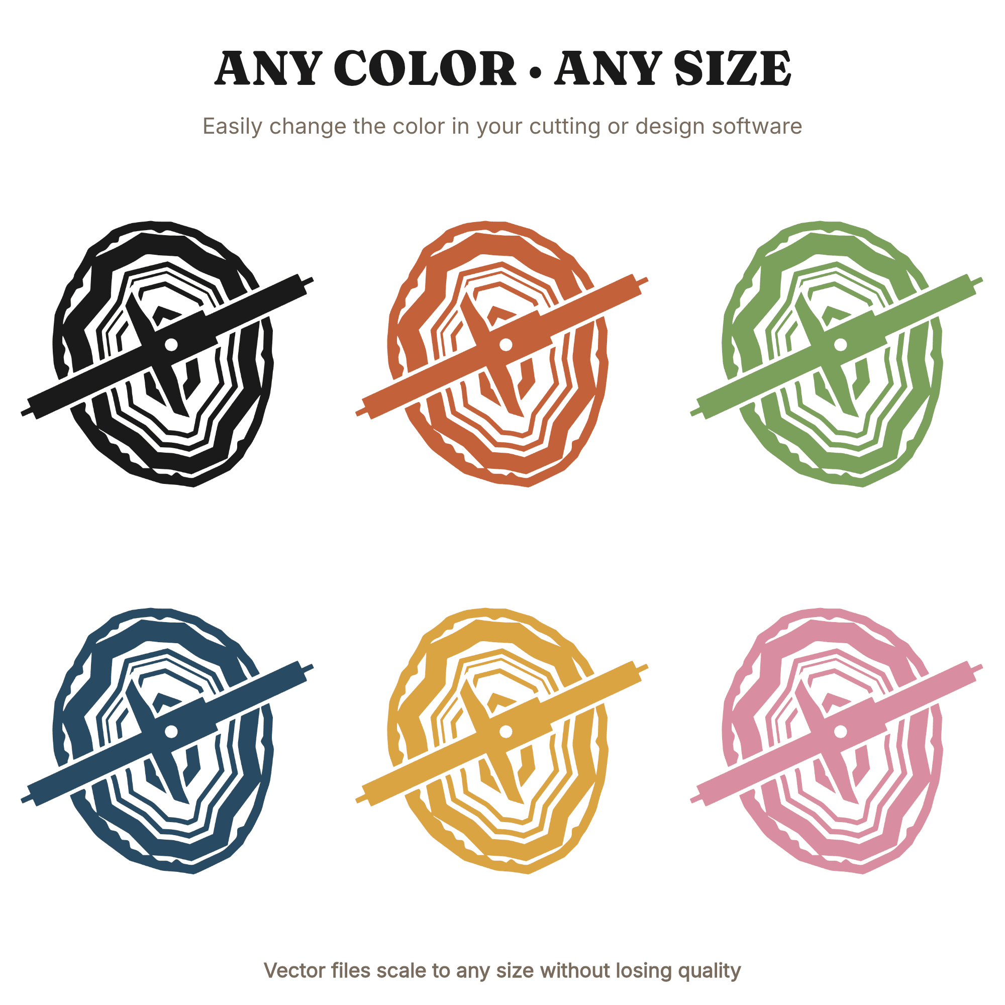 Geode Measurement SVG PNG, Brutalist Carpenter Calipers Cut File, Workshop Tool Geometric Design, view 2