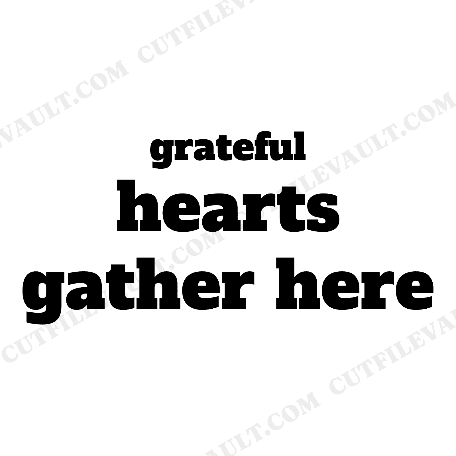 Grateful Hearts Gather Here SVG PNG Thanksgiving Sunburst Sign Cut File for Cricut, view 1