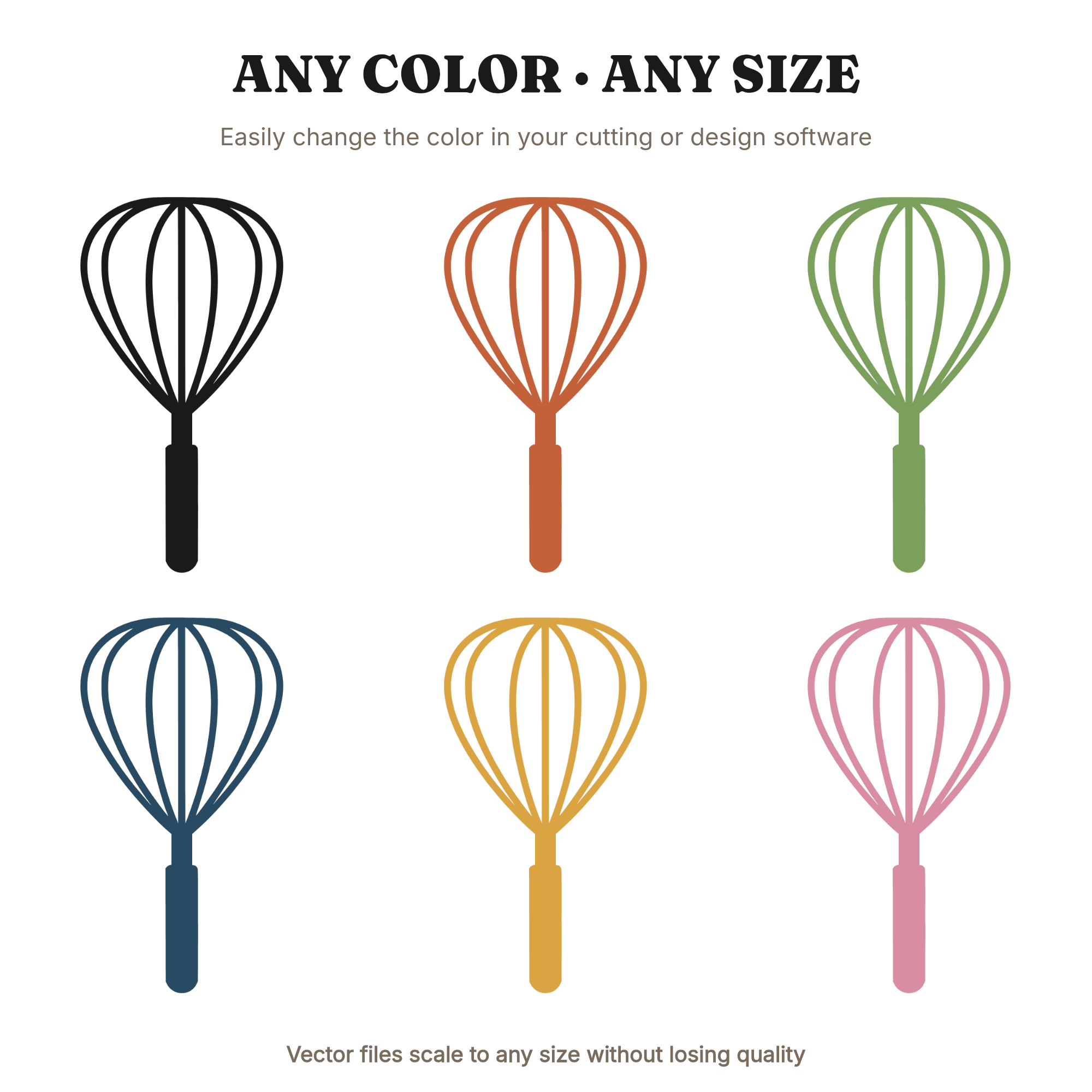 Whisk Heart SVG, Overhead Kitchen Valentine SVG PNG, Vintage Boho Baking Cut File for Cricut, view 2