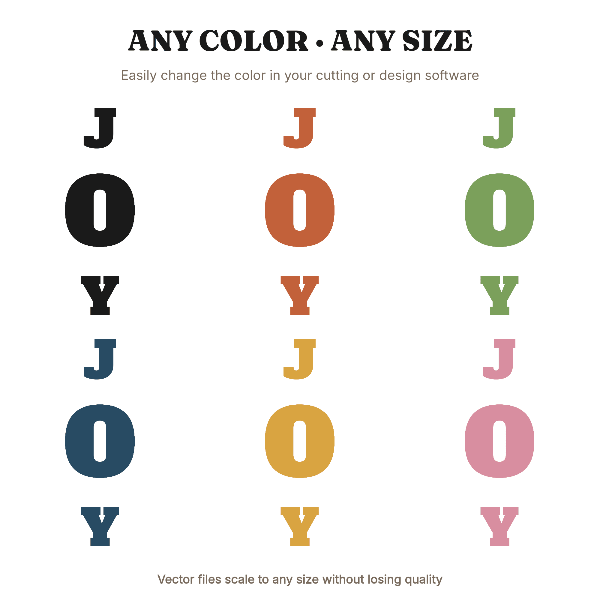 Joy Stacked Vertical Christmas SVG PNG, Front Door Sign Cut File with Ornament for Cricut, view 2