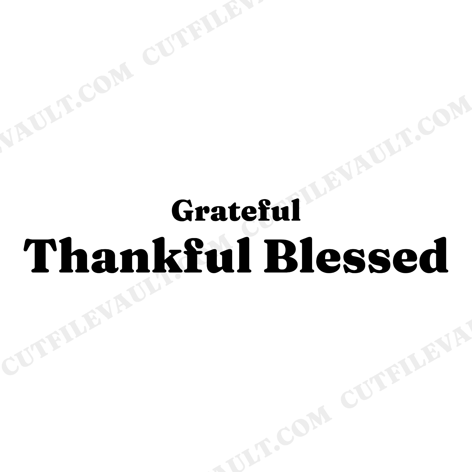 Grateful Thankful Blessed SVG PNG Thanksgiving Wax Seal Farmhouse Decor Sign Cut File, view 1