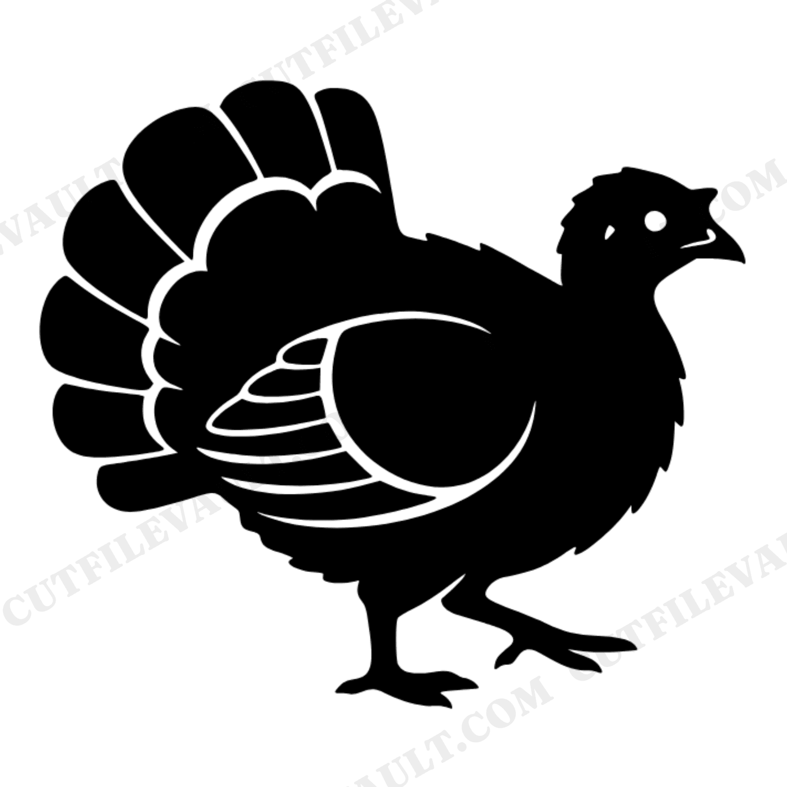 Baby Turkey SVG PNG Layered Feathers Thanksgiving Cottagecore Nursery Decor Cut File Cricut, view 1