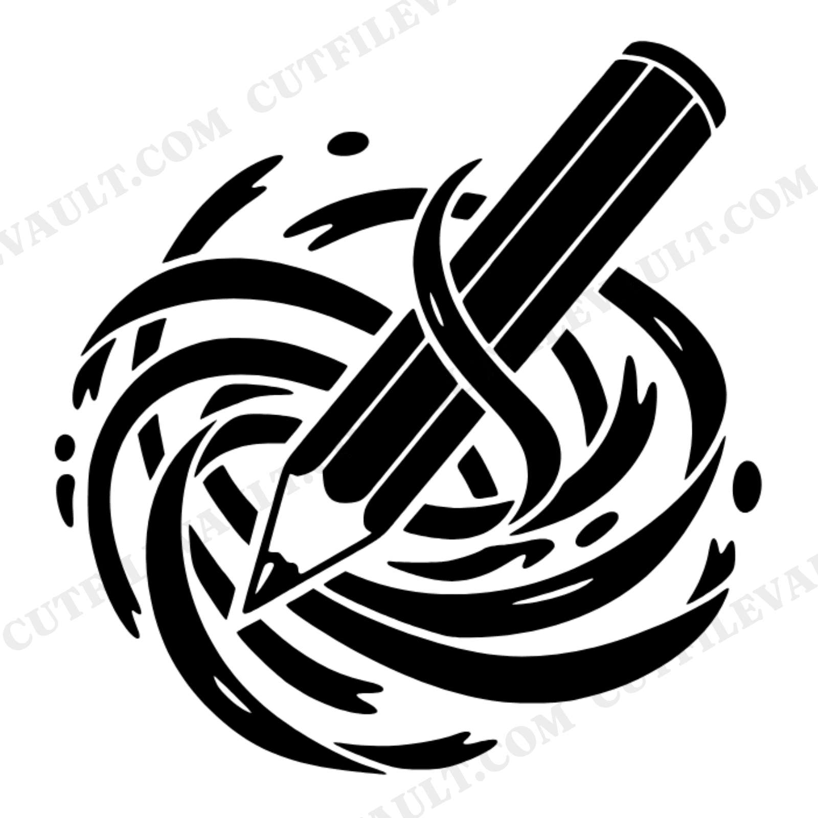 Carpenter Pencil SVG, Wood Shavings PNG, Workshop Tool Cut File, Mentorship Design, Vinyl Decal, view 1