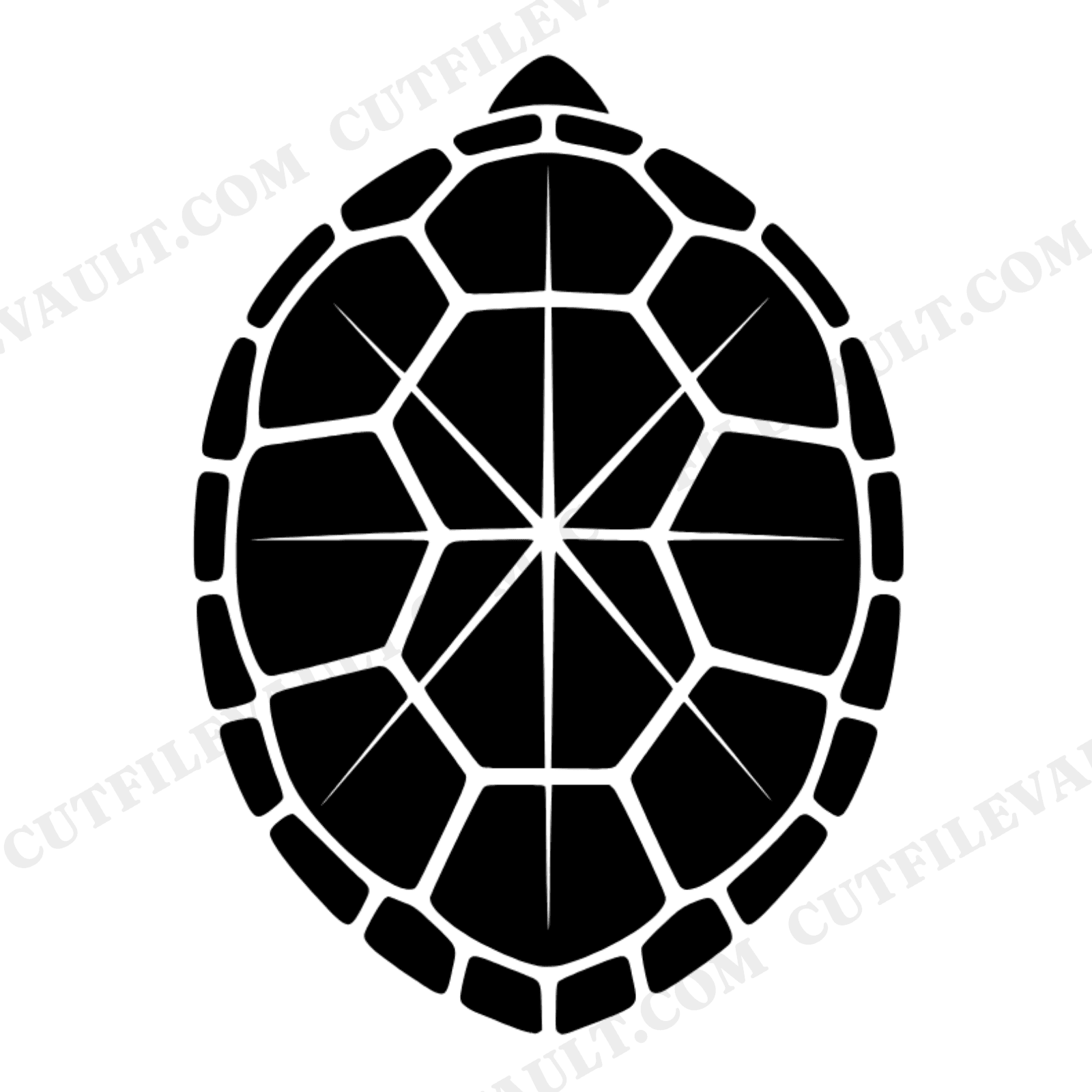 Celestial Turtle Shell Constellation SVG PNG Art Deco Geometric Cut File for Cricut Silhouette, view 1