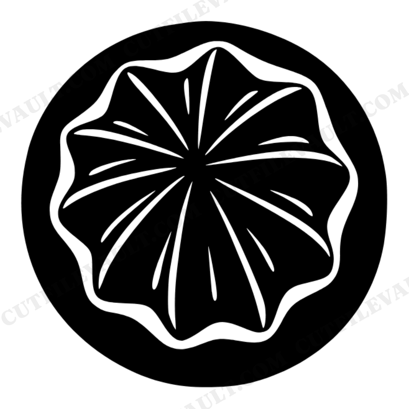 Citrus Reamer SVG PNG Spiral View Kitchen Tool Cut File Boho Lemonade Summer Retro Design, view 1