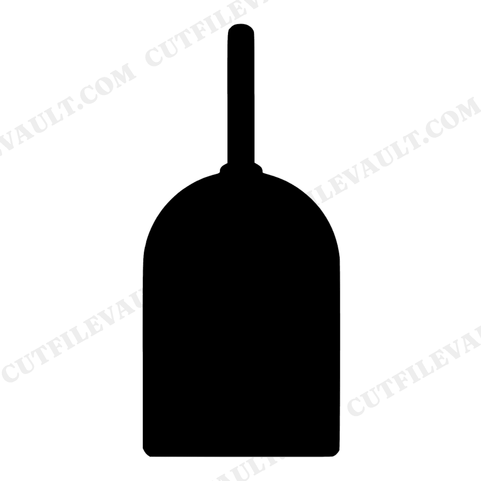 Classic Dome Lunchbox SVG PNG, Retro School Lunchbox Silhouette Cut File, Back to School Clipart, view 1