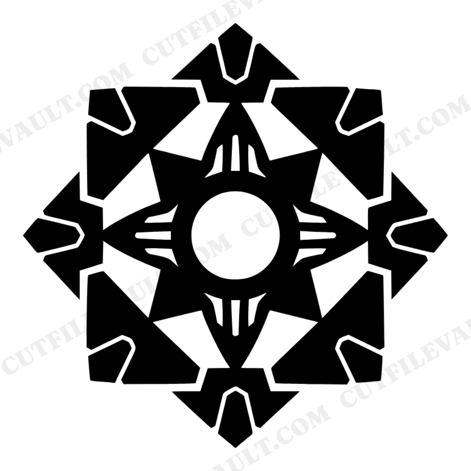 Colonial Tricorn Hat Mandala SVG PNG, Independence Day Compass Rose Cut File, 4th of July Decor, view 1
