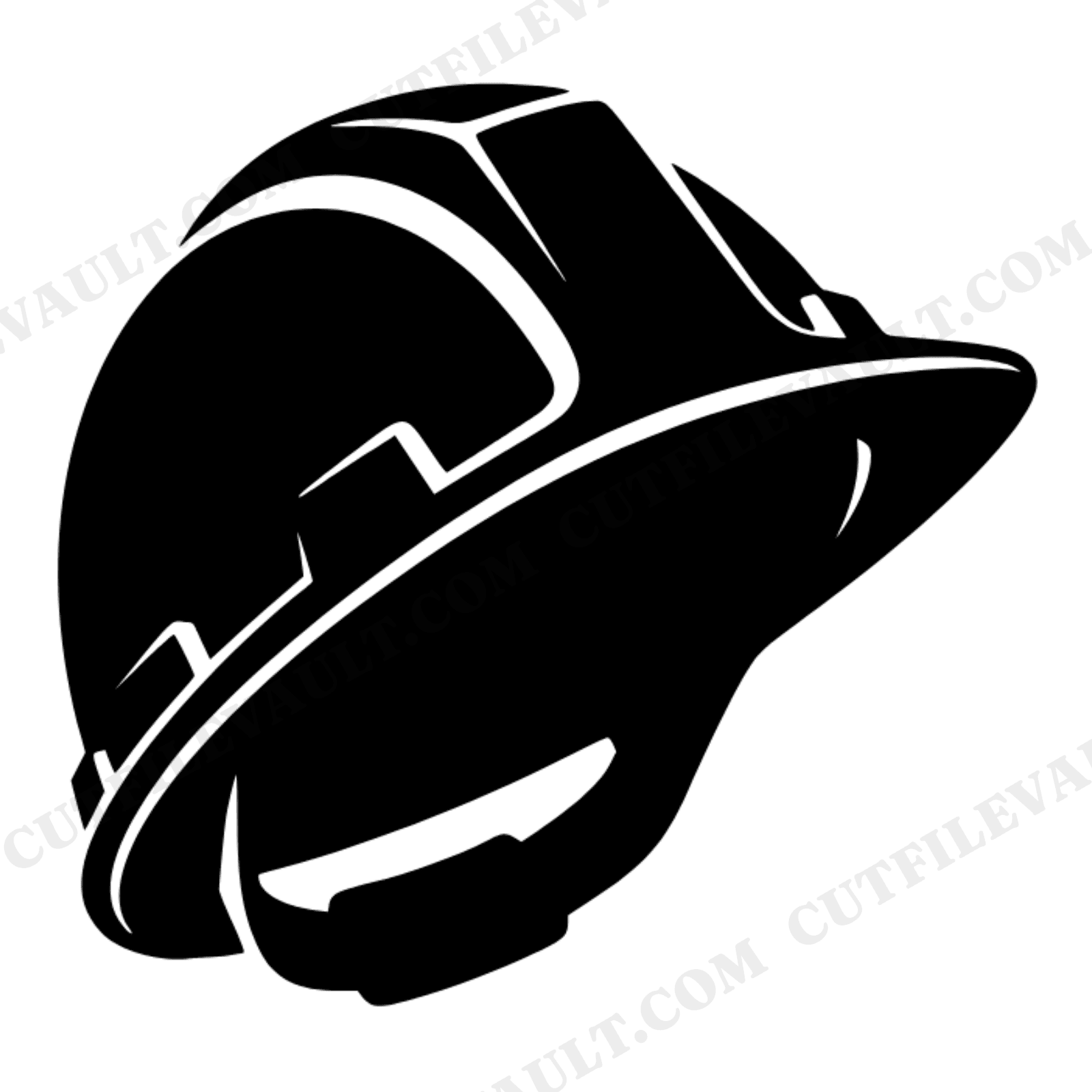 Confident Hard Hat SVG PNG, Construction Worker Silhouette, Labor Day Cut File, Bold Worker Pride Design, view 1