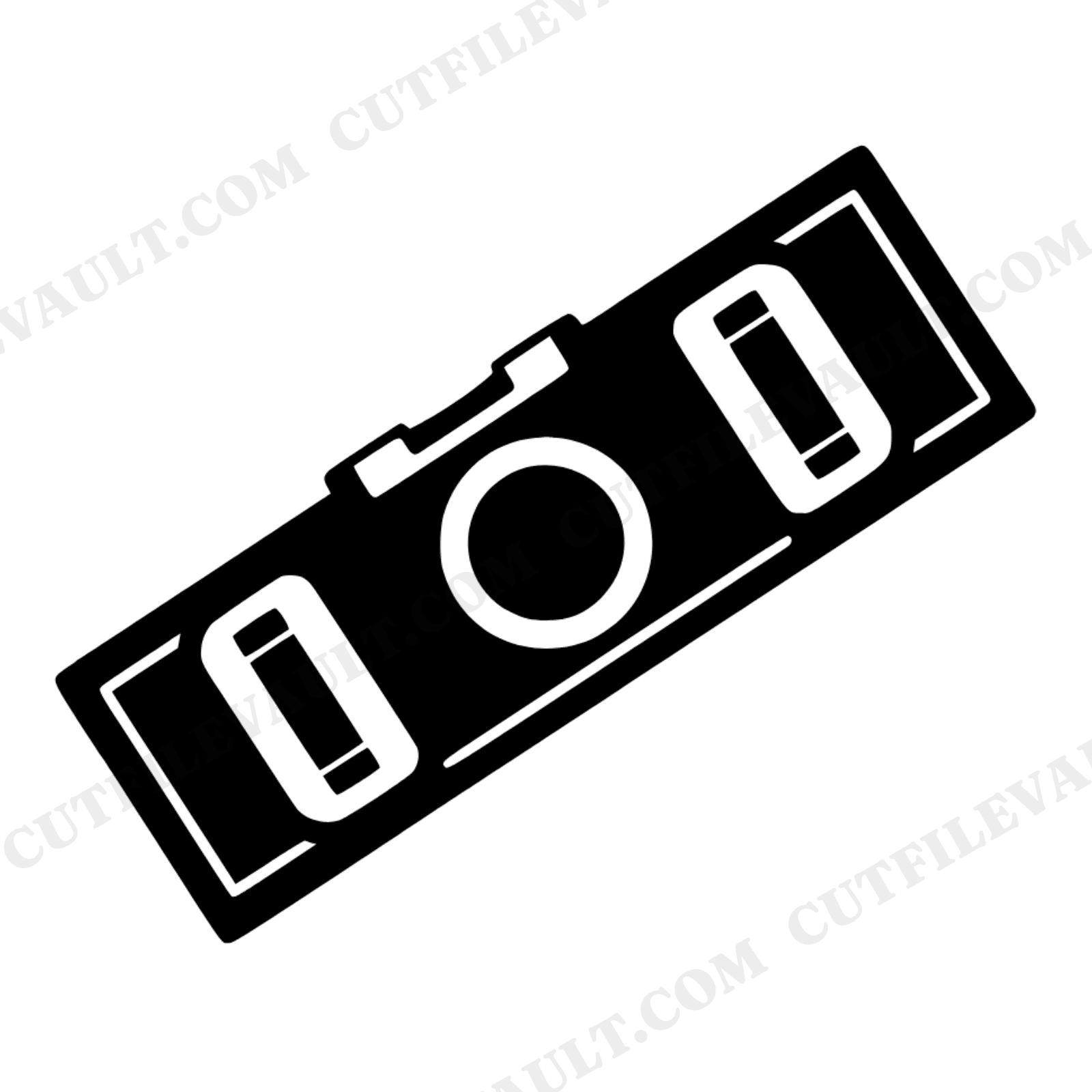 Construction Level SVG PNG, Labor Day Tilted Tool Medallion, Boho Geometric Builder Craft Cut File, view 1