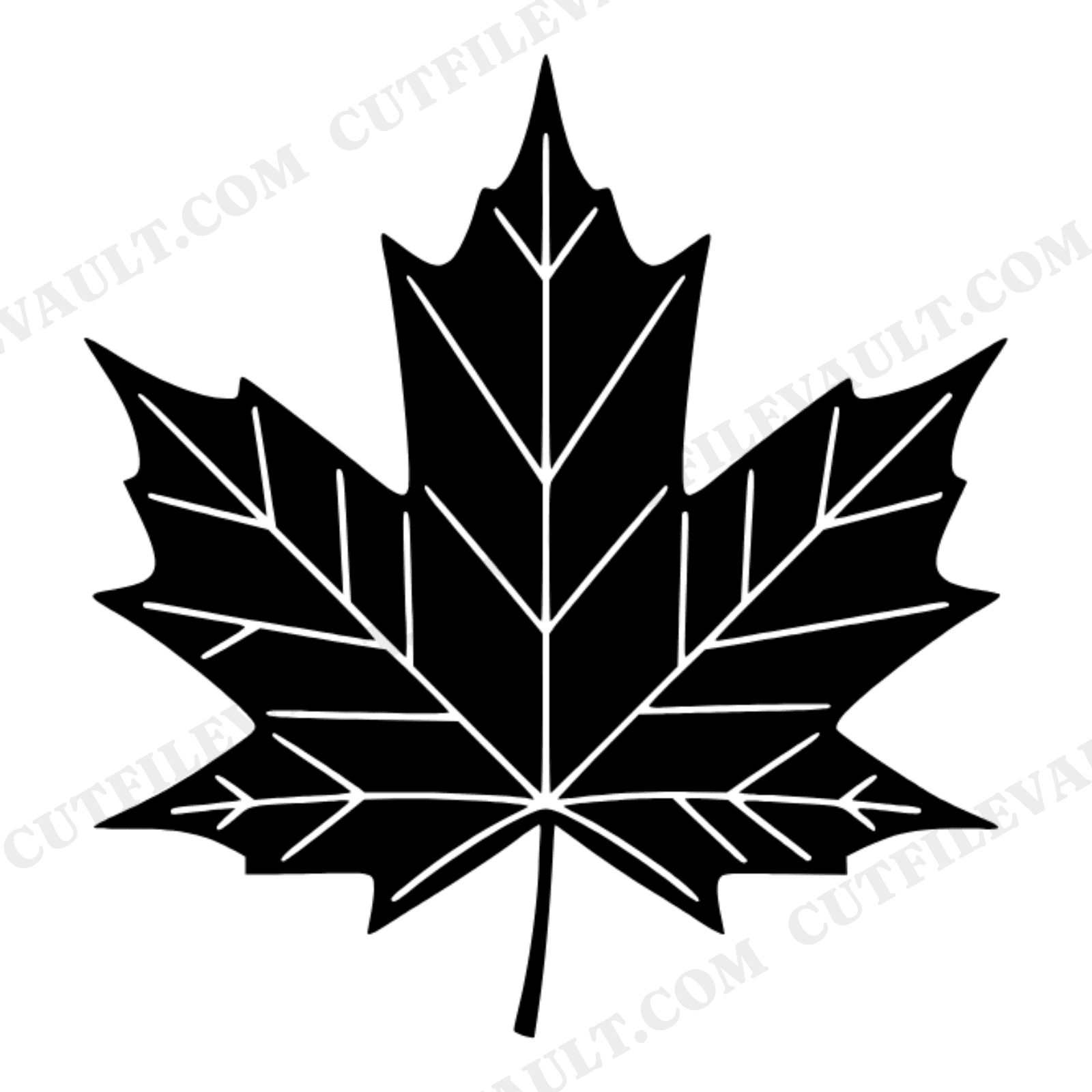 First Day of Fall Stained Glass Maple Leaf SVG PNG Cut File Autumn Layered Vinyl Craft Design, view 1