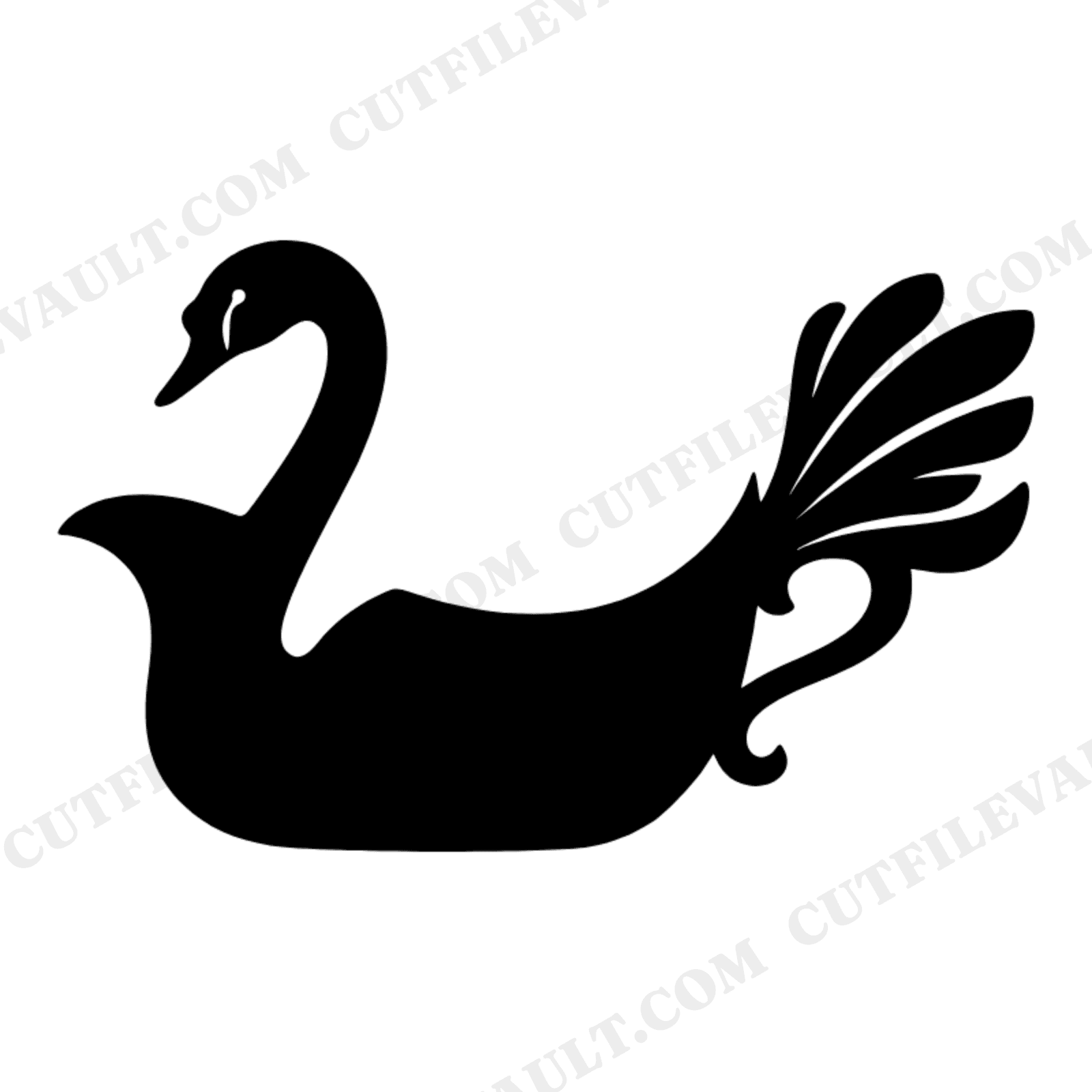 Gravy Boat Swan SVG PNG Thanksgiving Silhouette Cut File Boho Fall Kitchen Decor Cricut Design, view 1