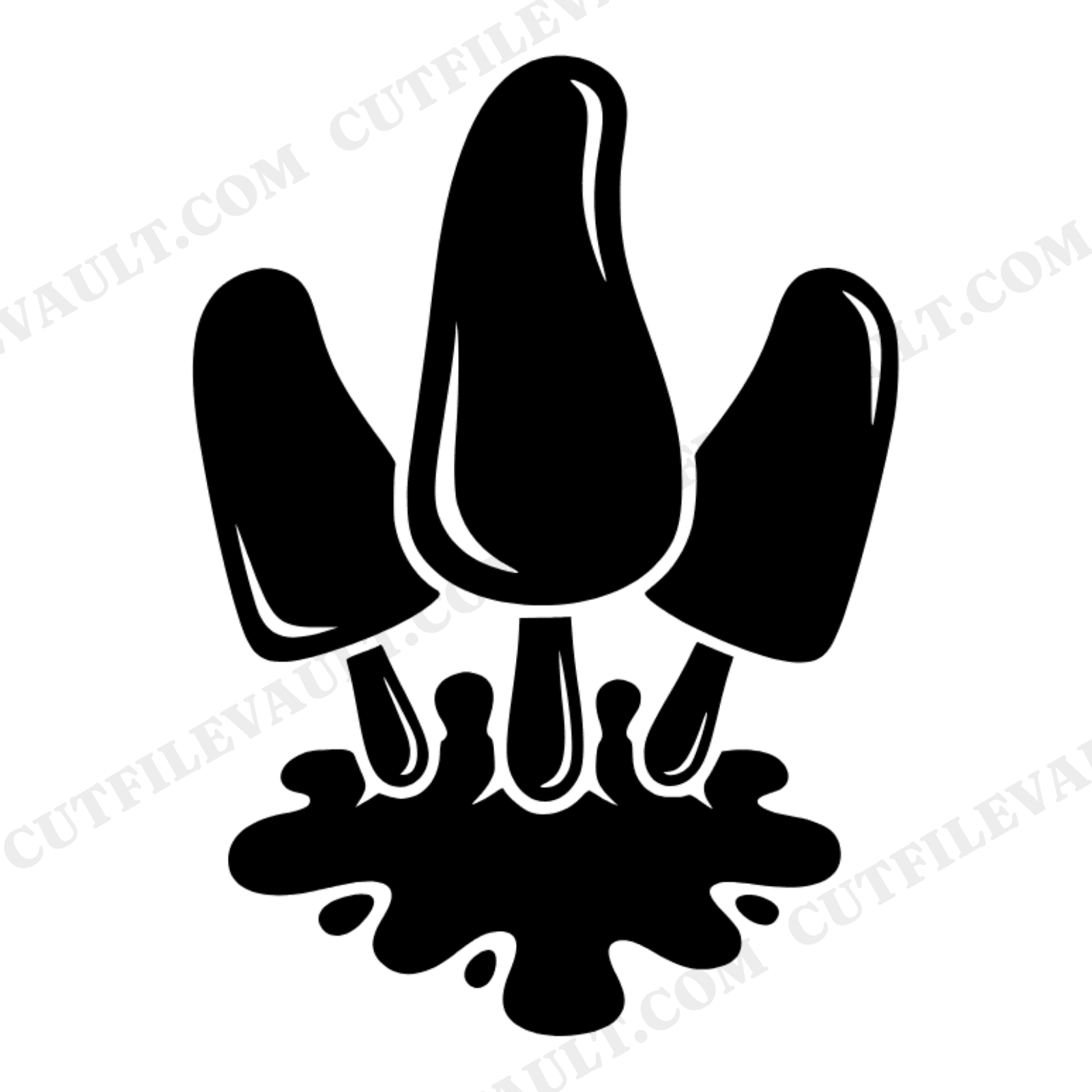 Groovy Peacock Popsicle Fan SVG PNG Fourth of July Retro Ice Pop Summer Cut File Design, view 1