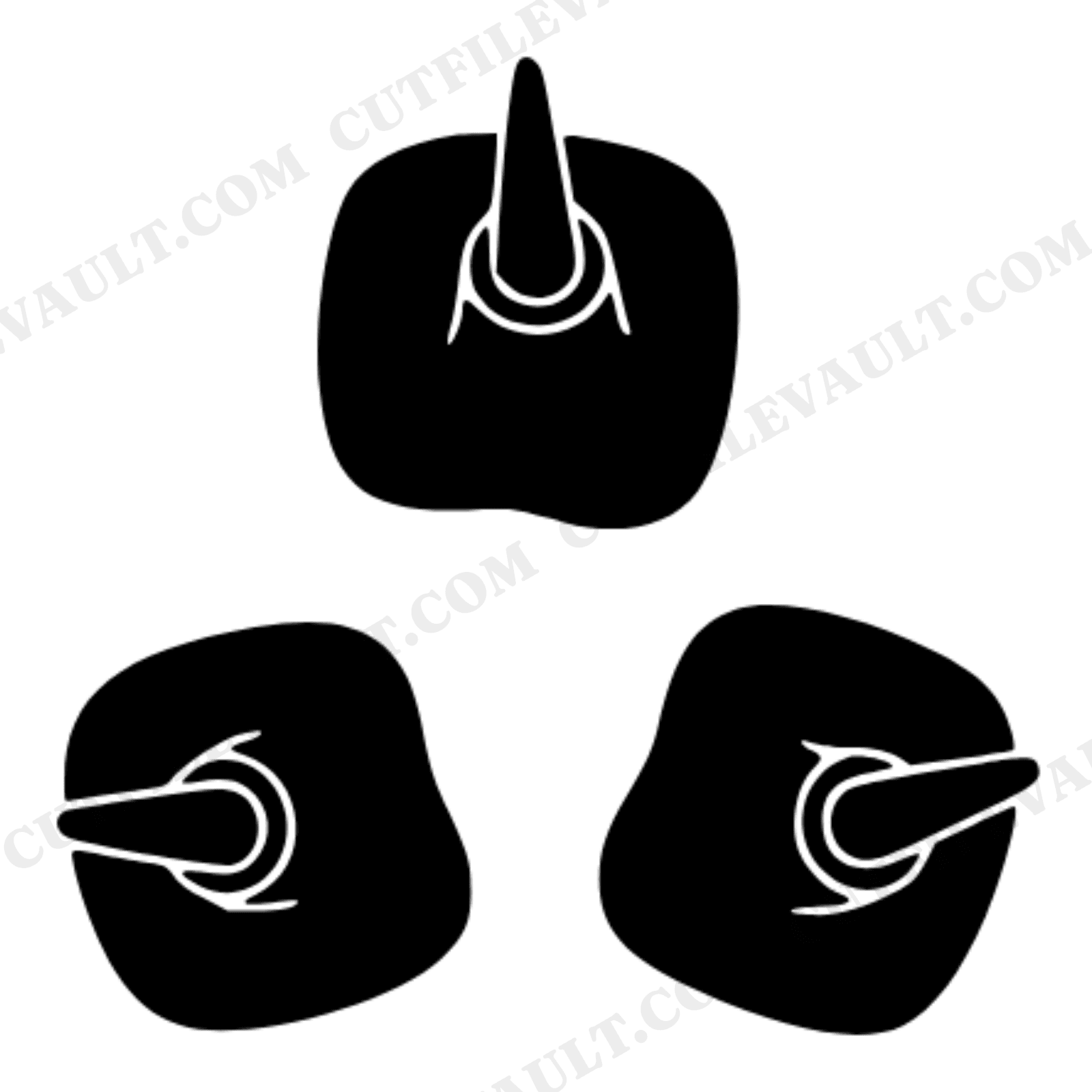 Hygge Candle SVG PNG, Danish Candlescape Top Down View, Scandinavian Boho Home Decor Cut File Design, view 1