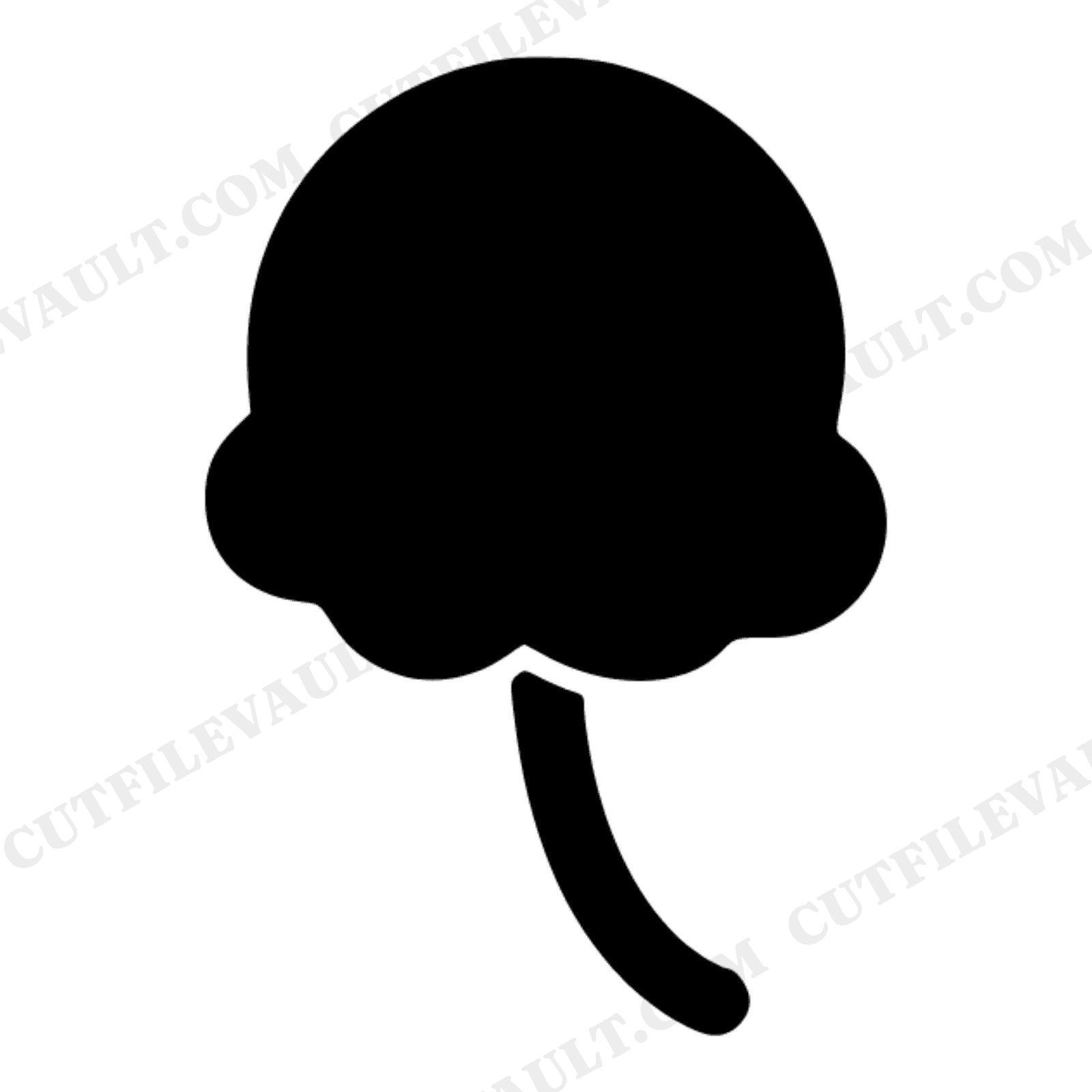 Ice Cream Scoop SVG PNG, Vintage Kitchen Utensil Silhouette, Summer Food Clipart Cut File, view 1
