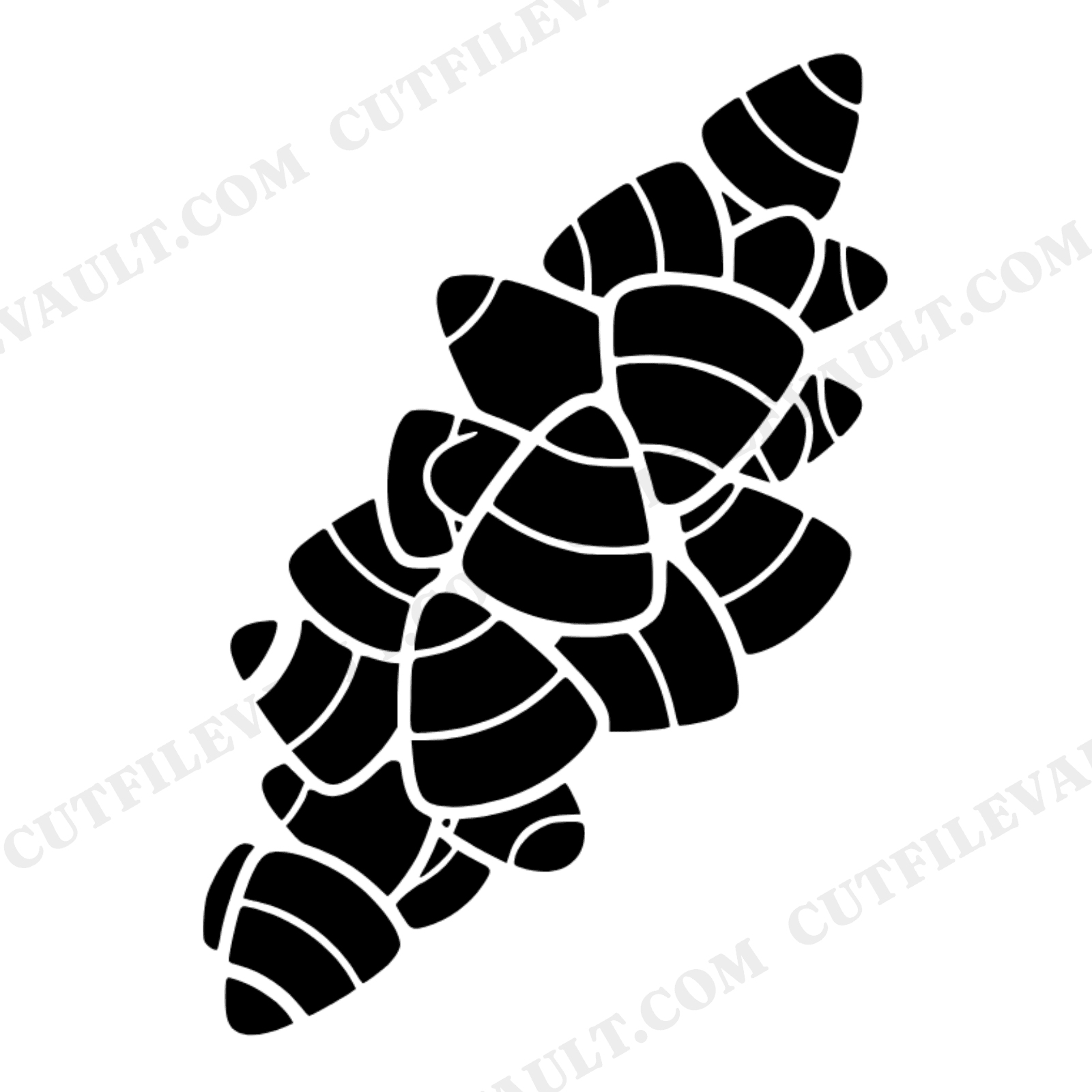 Kawaii Candy Corn SVG PNG, Halloween Tumbling Candy Corn Cut File, Diagonal Cascade Design, view 1