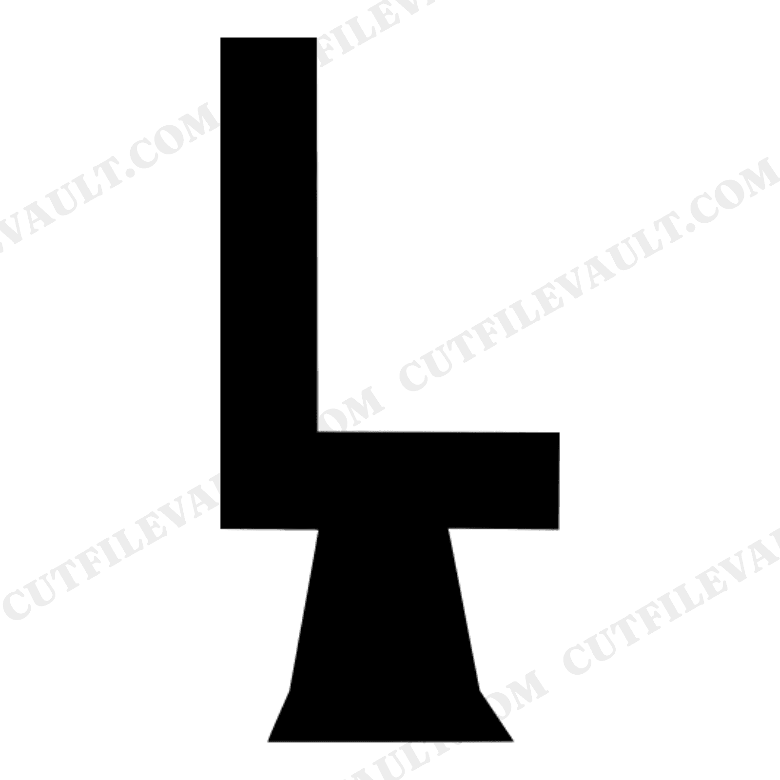 Labor Day Framing Square SVG PNG, Carpenter Tool Trophy Pose, Union Worker Tribute Cut File, view 1