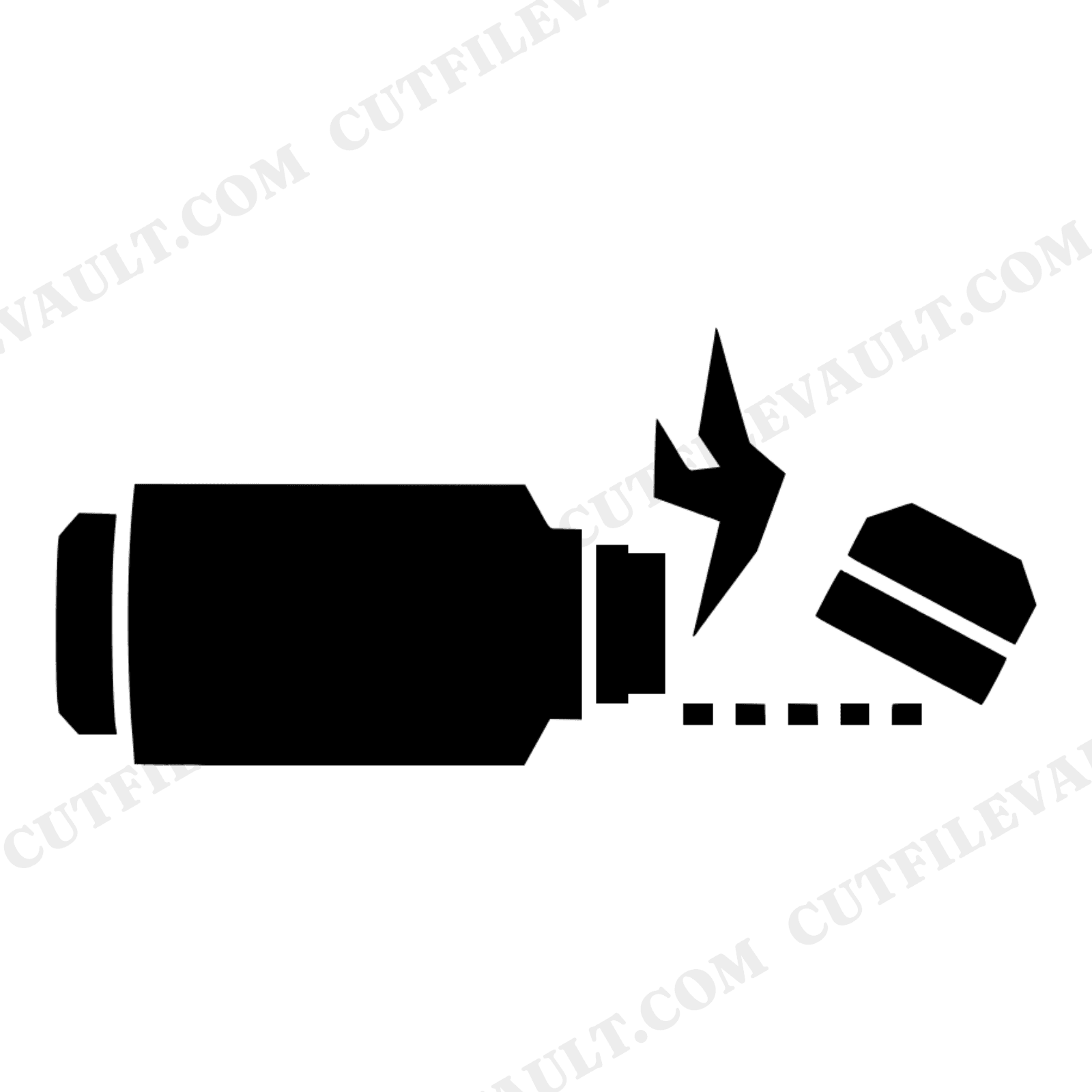 Labor Day Thermos SVG PNG Break Time Coffee Bottle Cut File Modern Brutalist Worker Design, view 1
