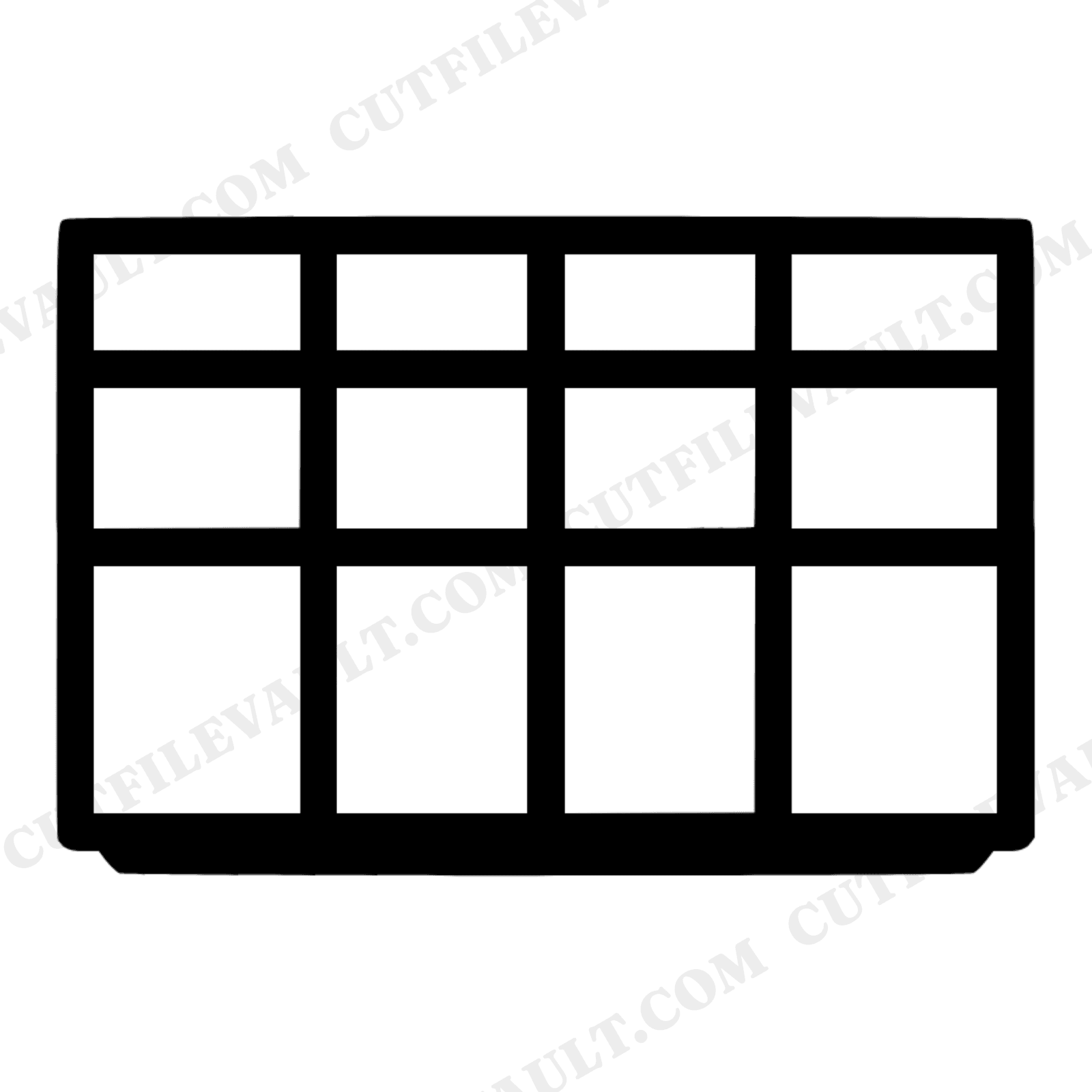 Labor Day Toolbox SVG PNG Overhead View Geometric Tool Box Cut File Mid Century Modern Design, view 1