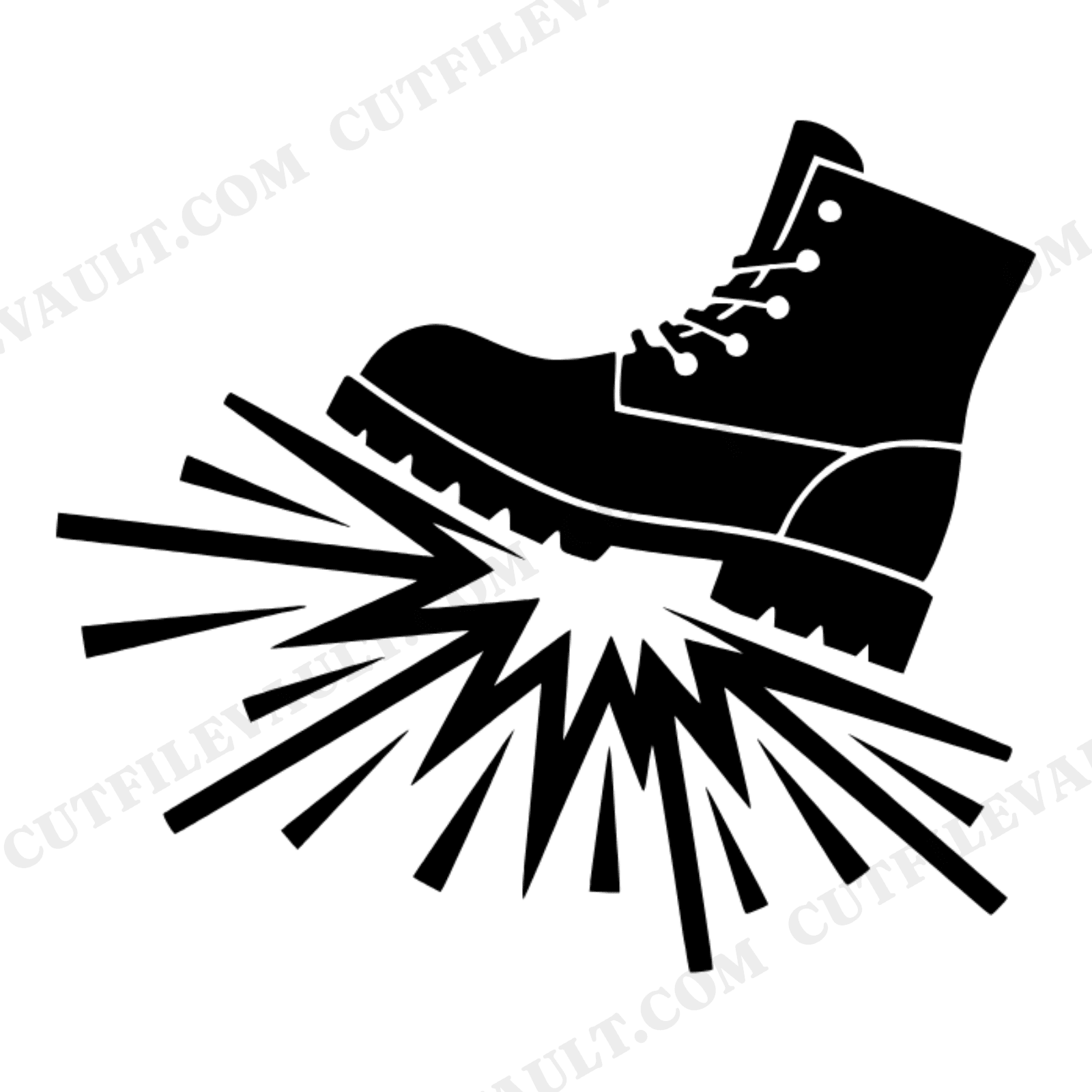 Labor Day Work Boot Stomp SVG PNG, Union Pride Cut File, Worker Tribute Design, Blue Collar Craft, view 1