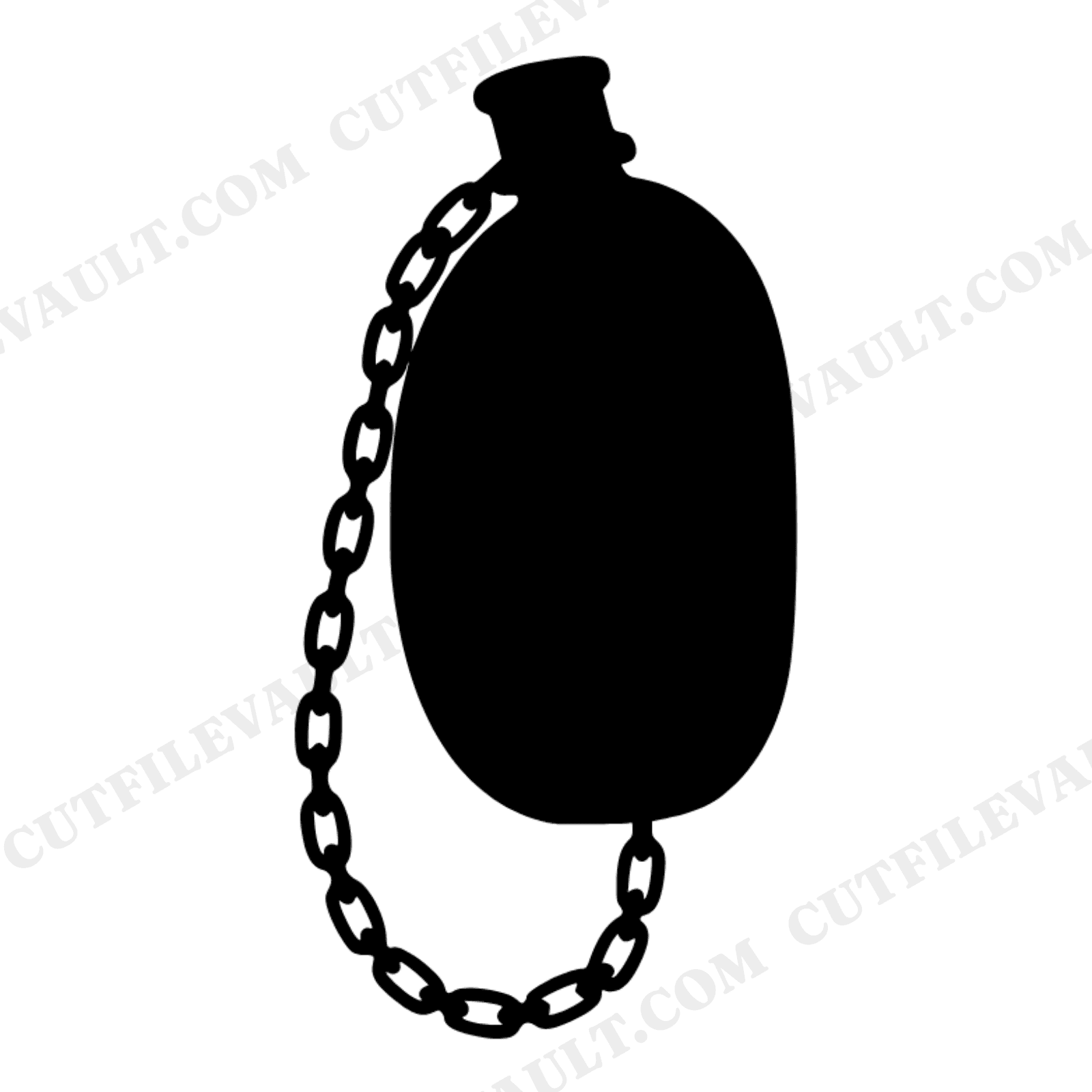 Memorial Day Canteen SVG PNG Military Silhouette Cut File Patriotic Veteran Service Honor Design, view 1