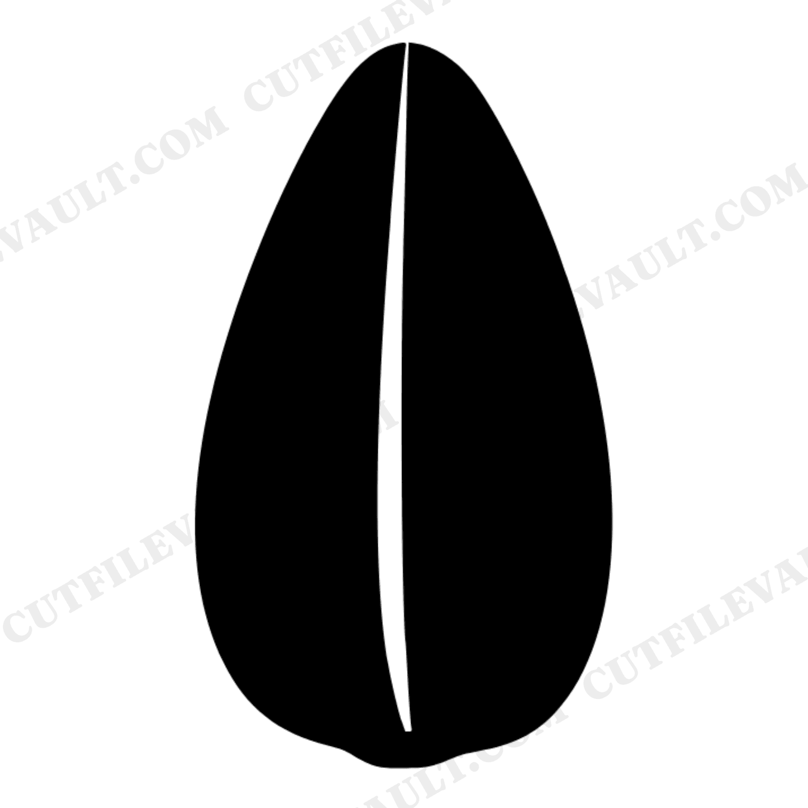 National Trail Mix Day Sunflower Seed SVG PNG Cut File Modern Minimalist Kitchen Decor Silhouette, view 1