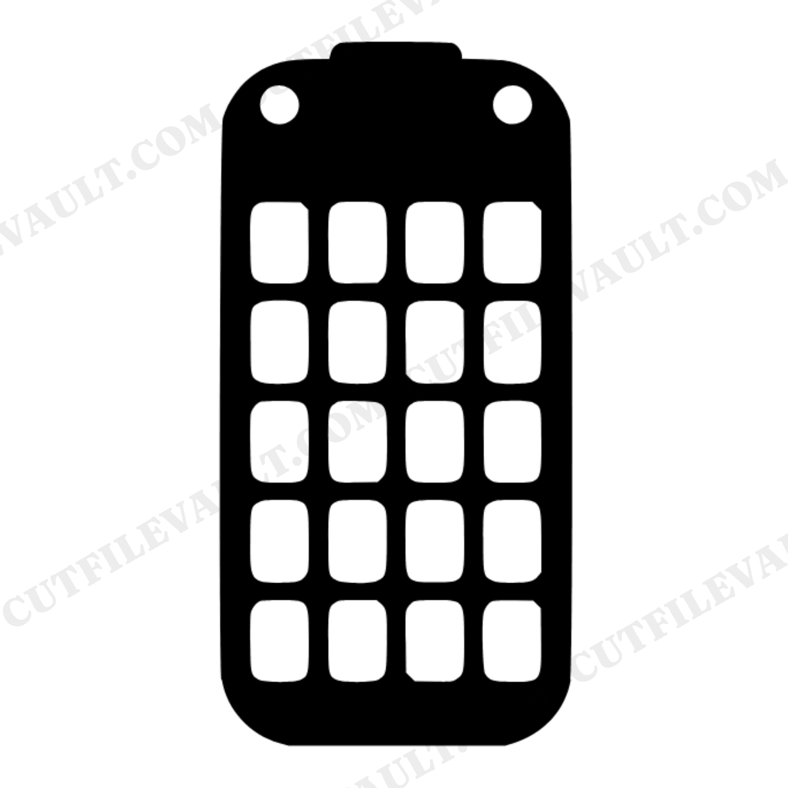 Nordic School Bus Top View SVG PNG Minimalist Silhouette Cut File for Kids Room Decor Locker Tags, view 1