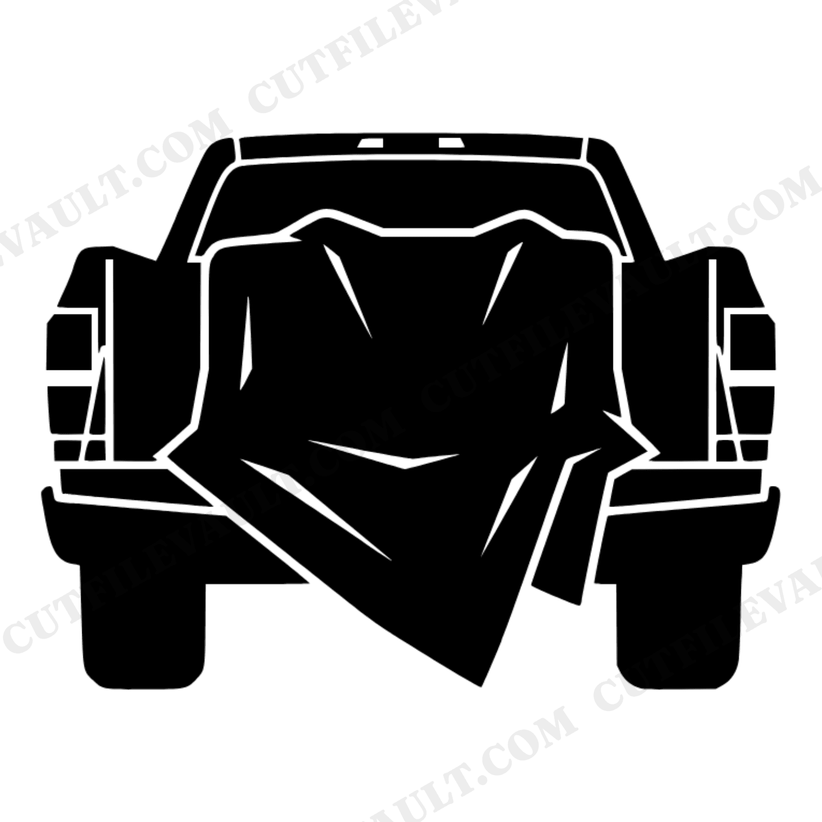 Pickup Truck Tailgate SVG PNG, Picnic Blanket Silhouette, Fourth of July SVG, Summer Cookout Cut File, view 1