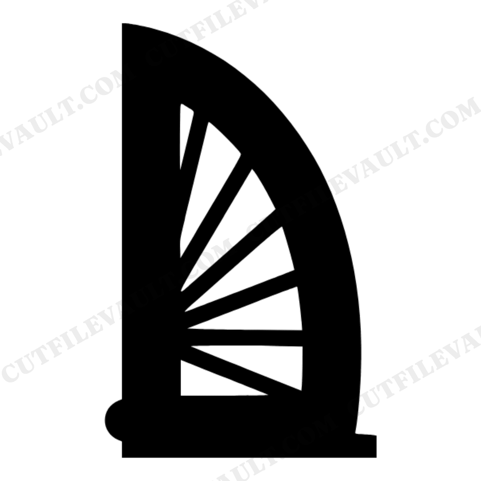 Protractor SVG PNG Back to School Semicircle Fan Cut File Math Teacher Geometry Craft Design, view 1