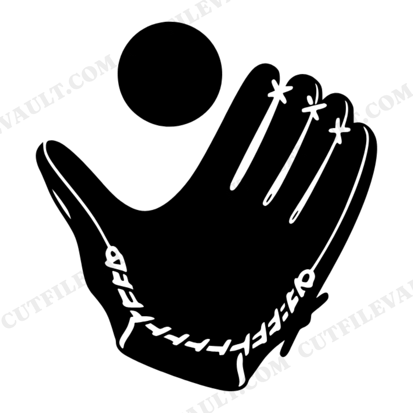 Retro Baseball Glove SVG PNG, 70s Gravity Defying Catch, Father's Day Sports Dad Cut File, view 1