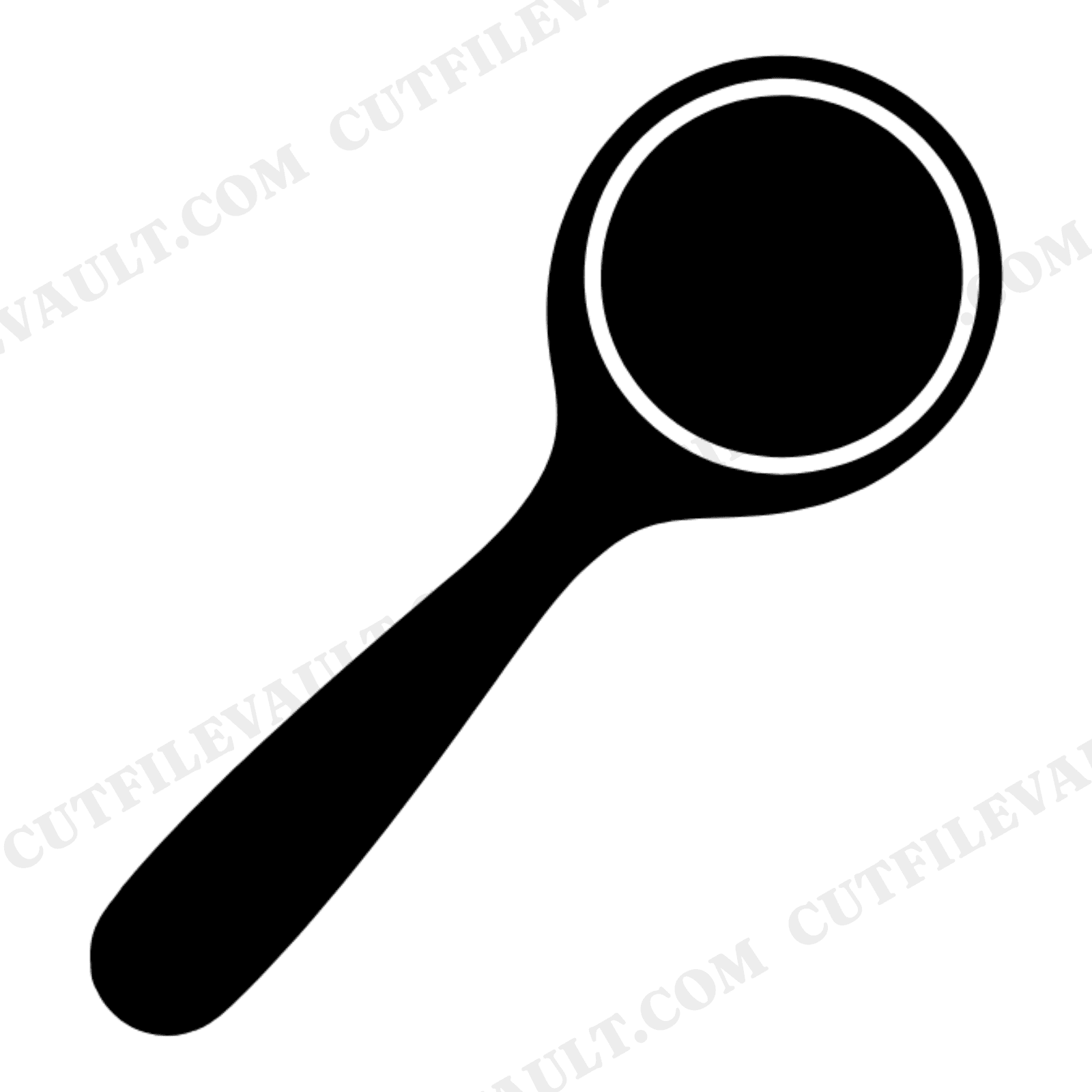 Retro Ice Cream Scoop SVG PNG, 70s Diagonal Silhouette Cut File, National Ice Cream Day Clipart, view 1