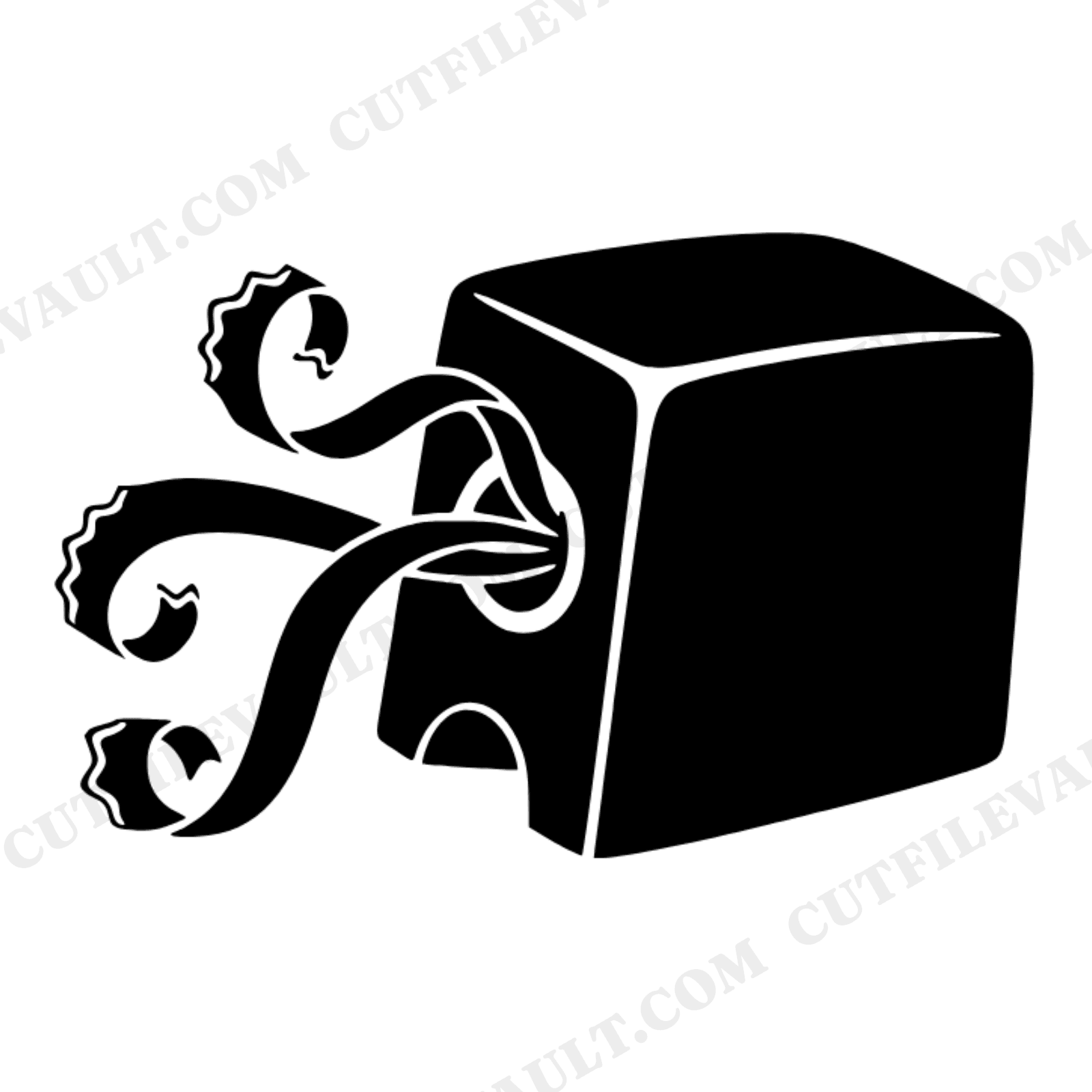 Retro Pencil Sharpener SVG PNG, Mid-Century Desktop Sharpener Cut File, Teacher Gift Clipart, view 1