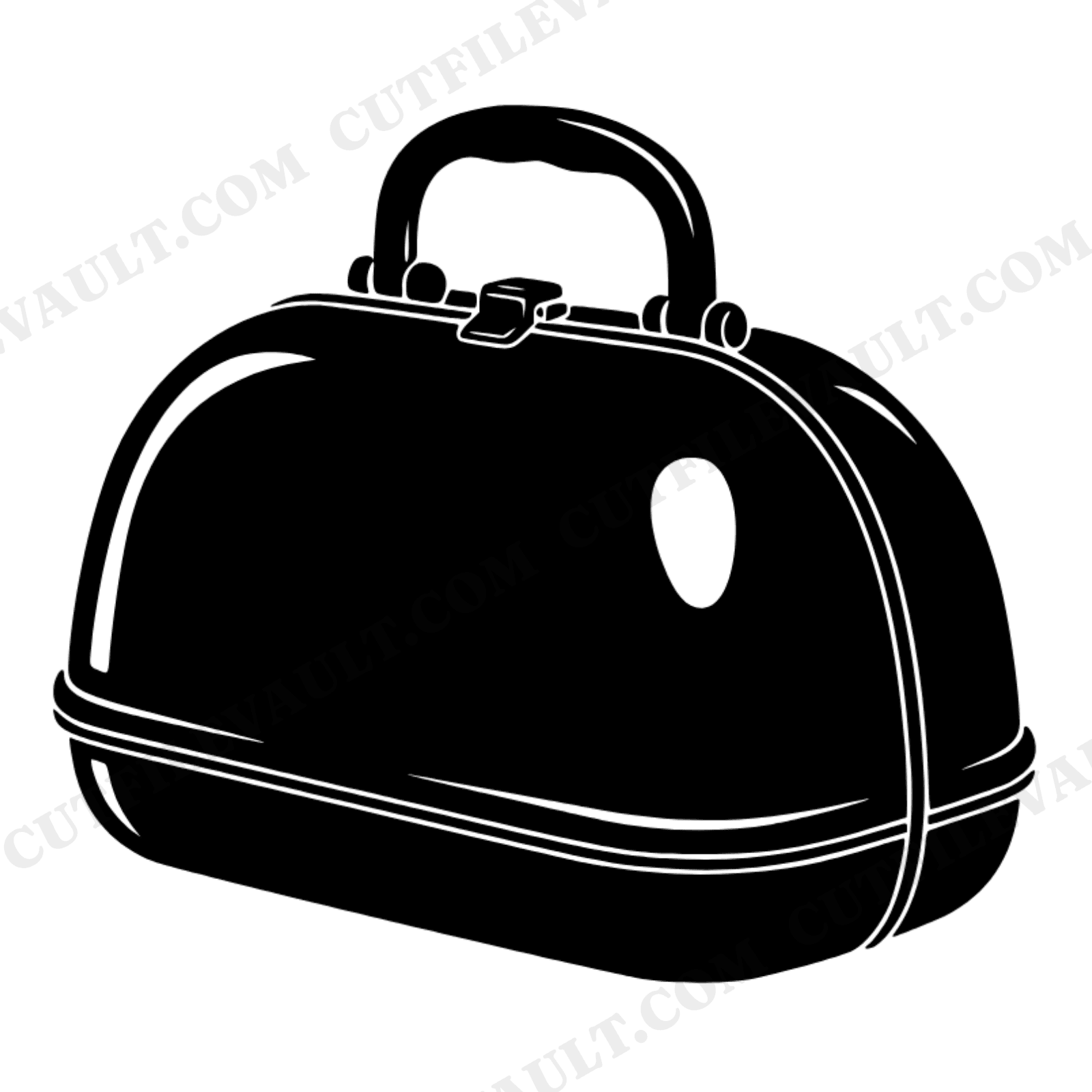 Retro Y2K Lunch Box SVG PNG, Chrome Bubble Lunchbox Cut File, Back to School Clipart Design, view 1