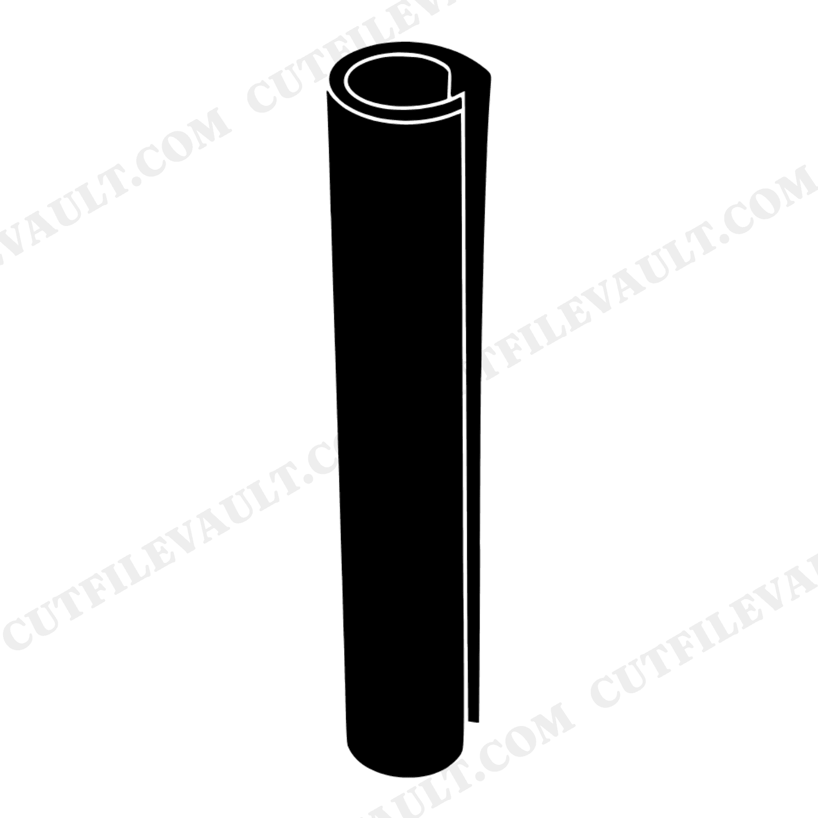 Rolled Blueprint SVG PNG, Back to School Cut File, Minimalist Architecture Line Art, Planning Design, view 1