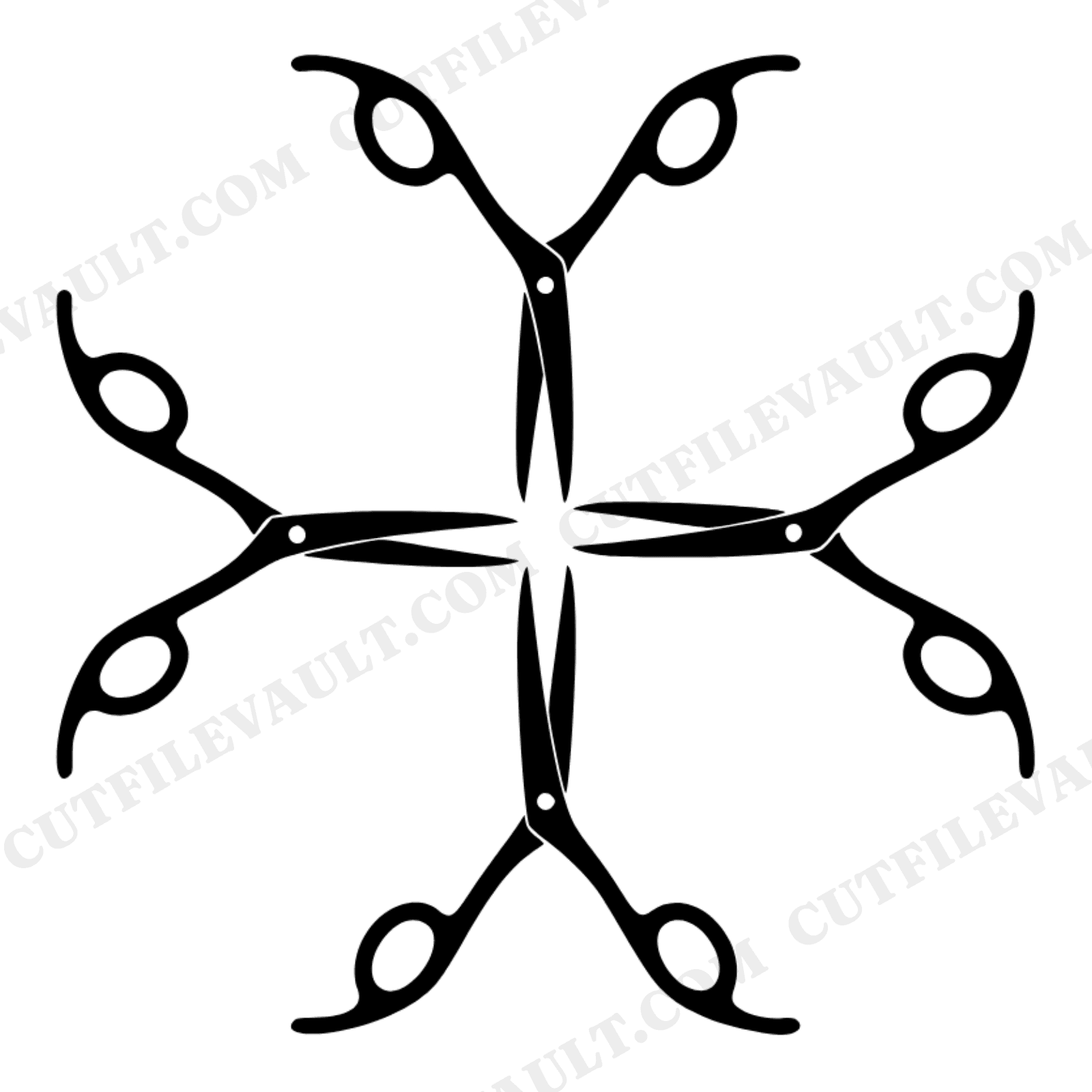 Scissors Wreath SVG PNG, Teacher Gift Medallion, Back to School Starburst, Classroom Decor Cut File, view 1