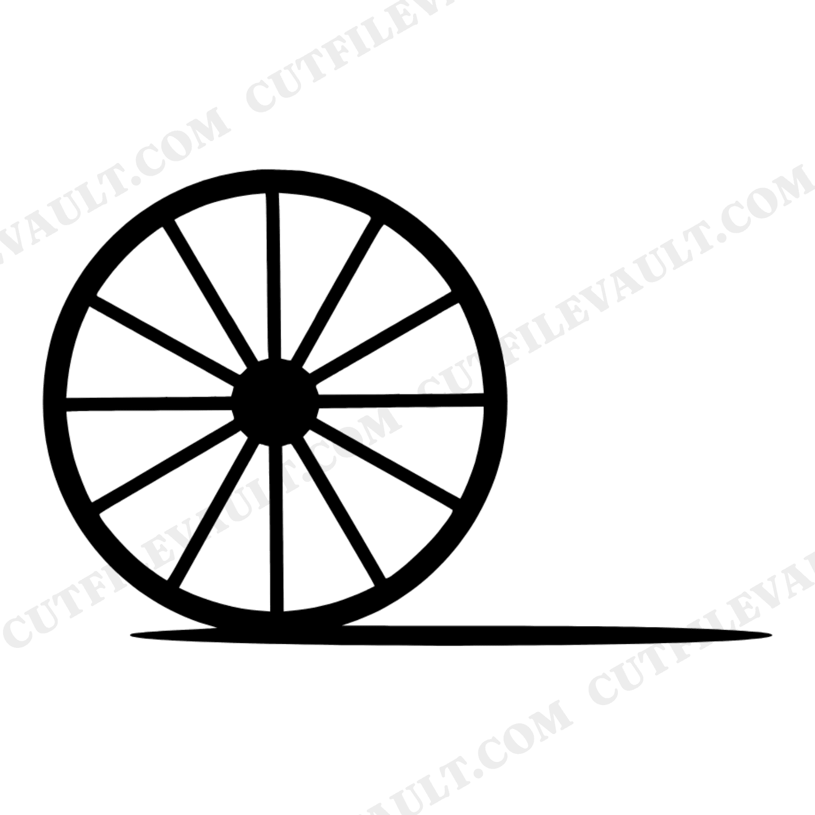 Summer Solstice SVG PNG Bicycle Wheel Sunburst Cut File Nordic Geometric Cottagecore Decor, view 1