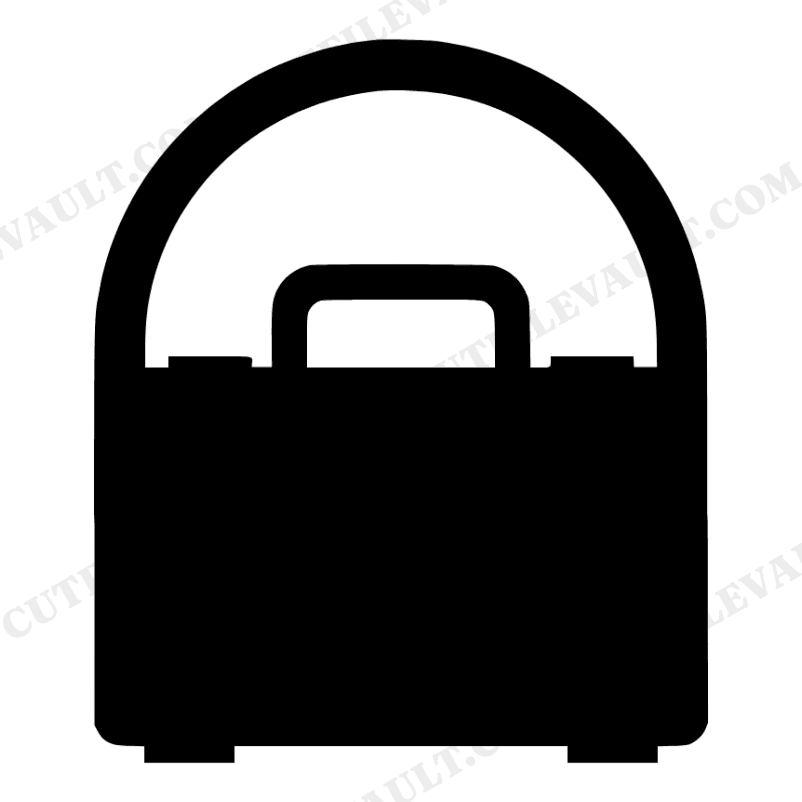 Toolbox SVG, Father's Day Tool Box PNG, Dad Silhouette Cut File, Handyman Craft Design, view 1
