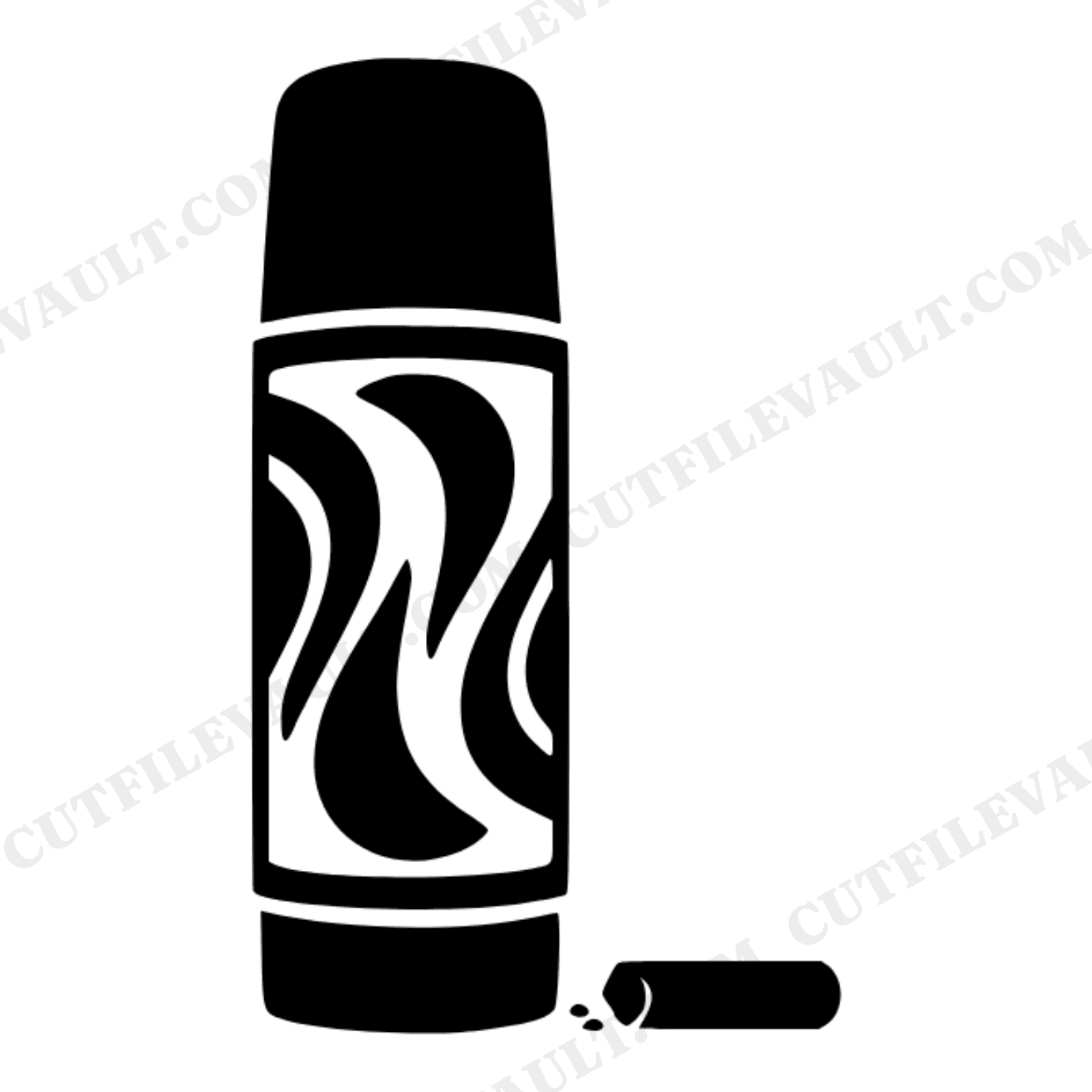Vintage Mechanical Chalk Holder SVG PNG World Teacher Day Cut File Retro 70s Classroom Appreciation, view 1