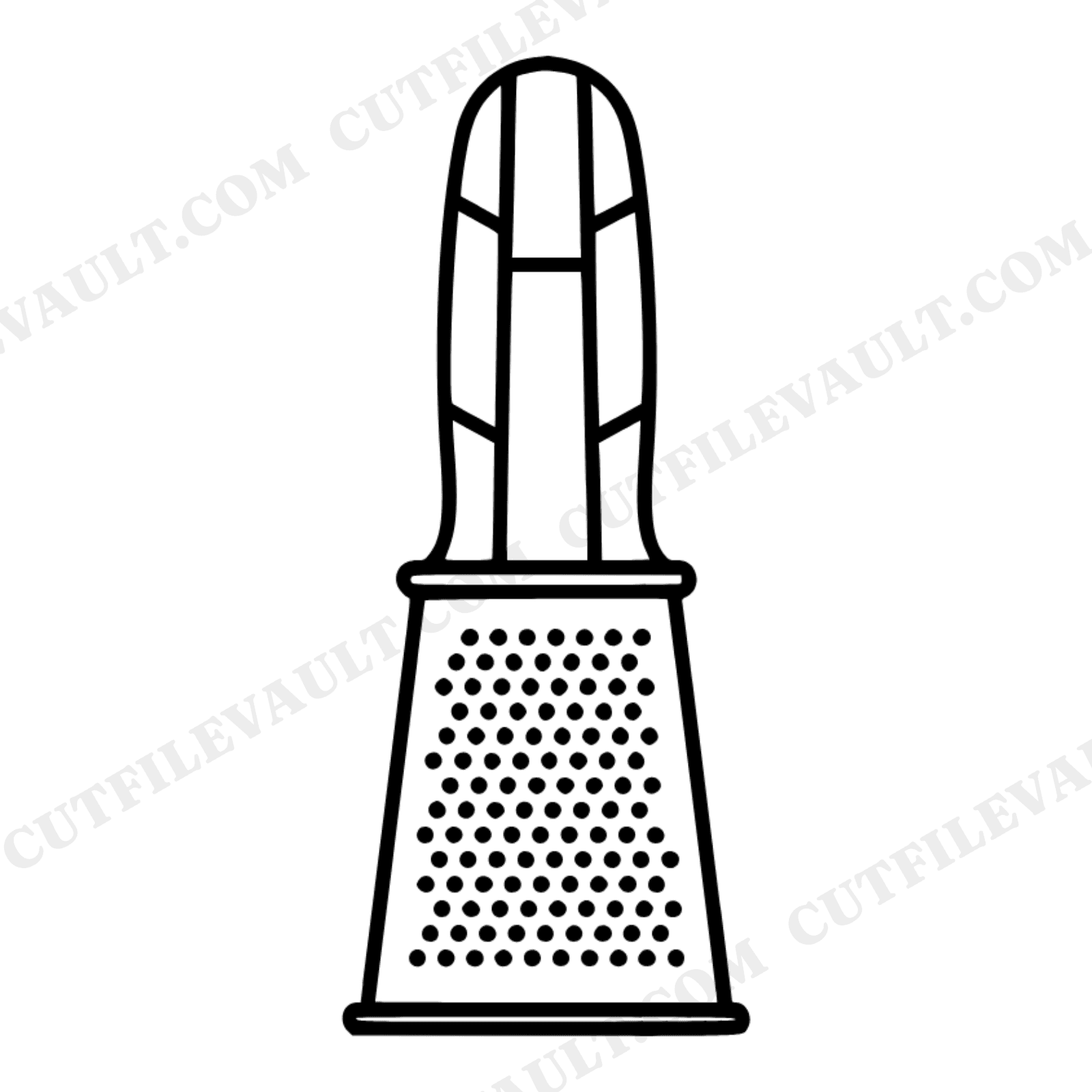 Vintage Nutmeg Grater SVG PNG, Pumpkin Spice Kitchen Cut File, Scandinavian Line Art, Fall Baking, view 1