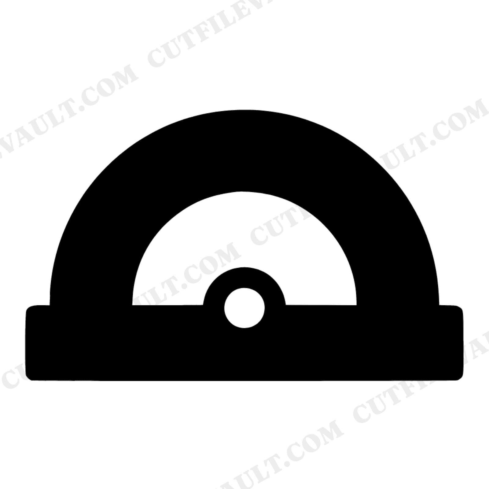 Vintage Protractor SVG PNG, Retro Math Teacher Clipart, 70s Geometry Class Nostalgia, Back to School, view 1